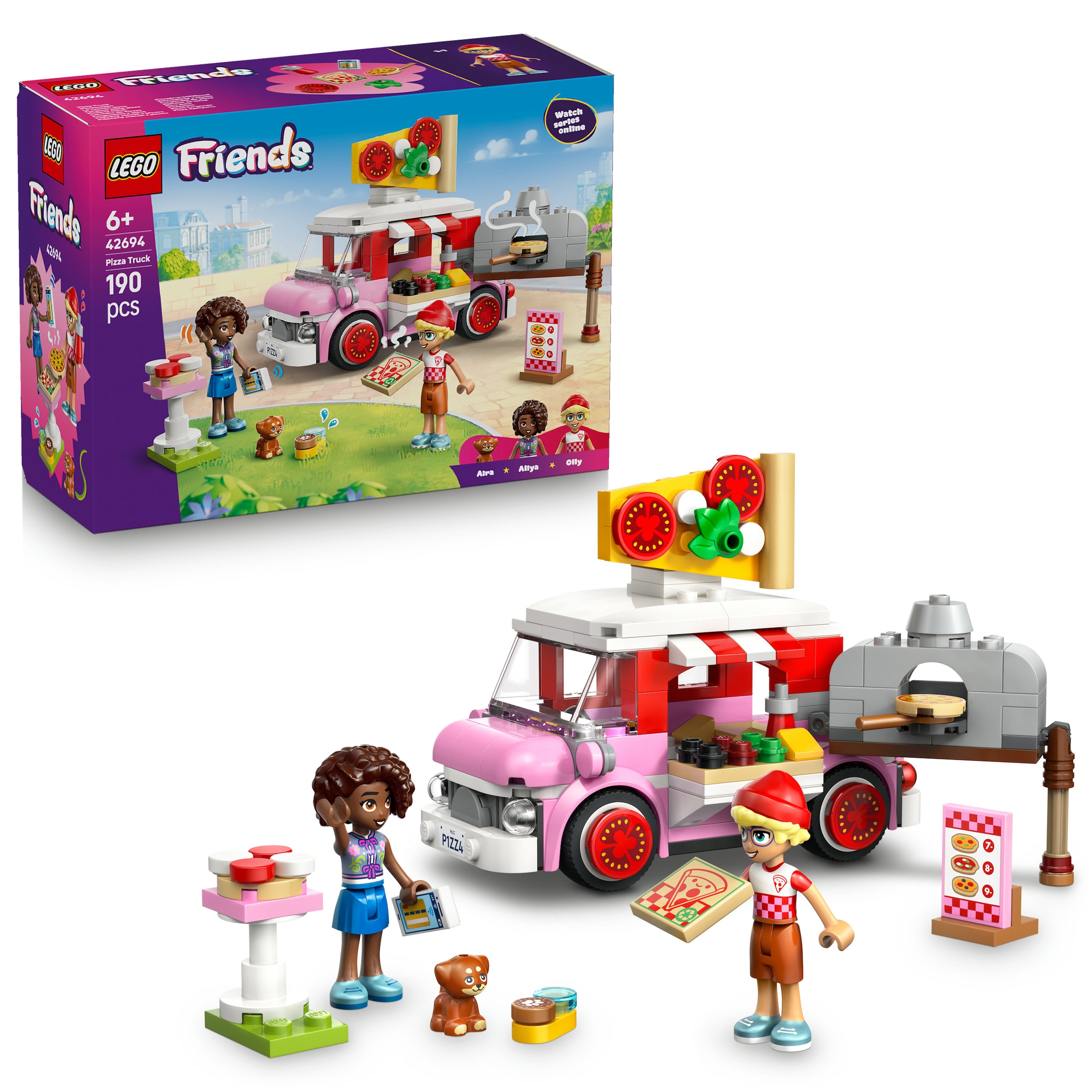 LEGO® Konstruktionsspielsteine »Pizzawagen (42694), LEGO Friends« Made in Europe