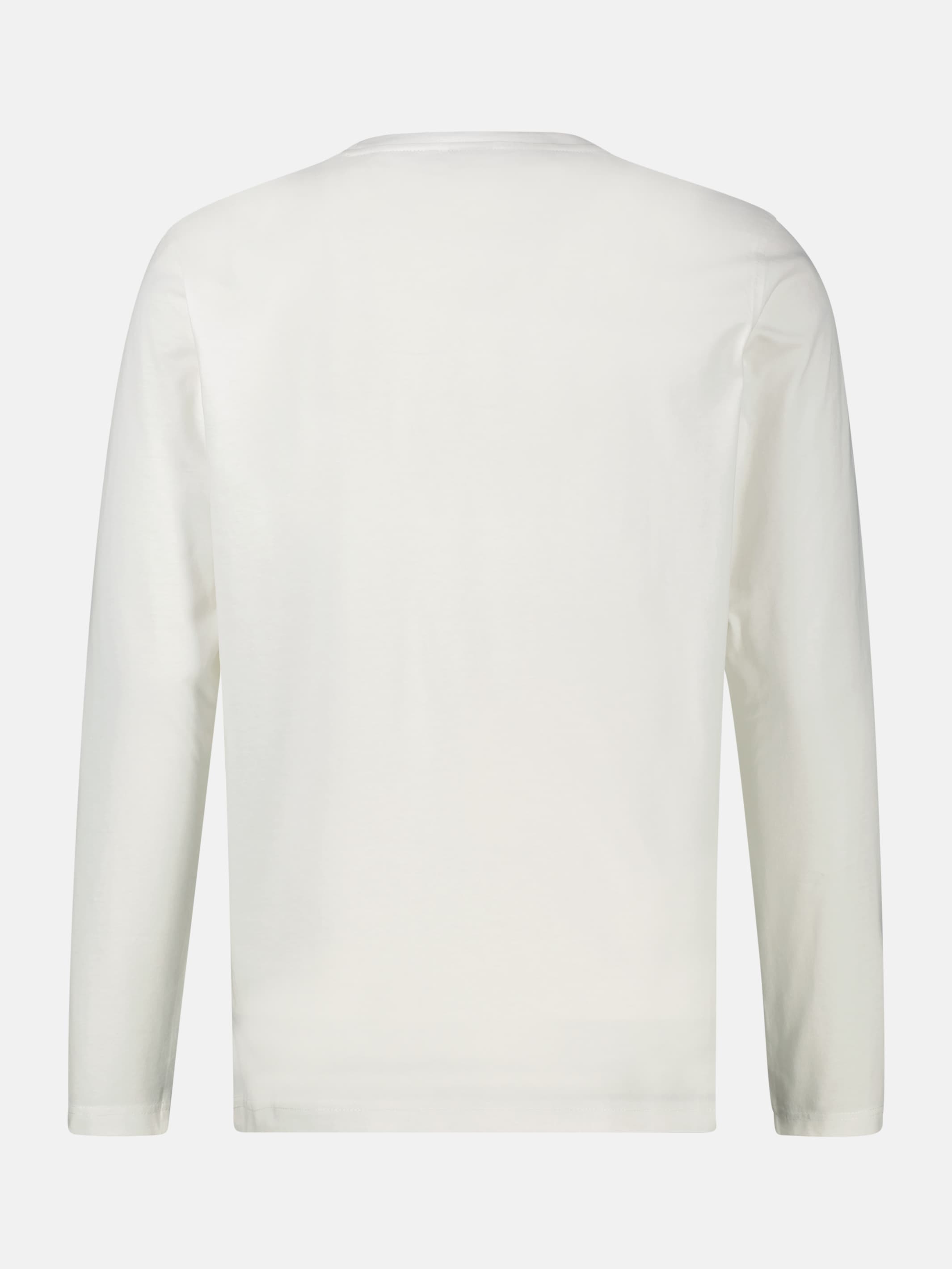 LERROS Langarmshirt »Leichtes Baumwoll-Longsleeve-Shirt mit bequemem Rundkragen«
