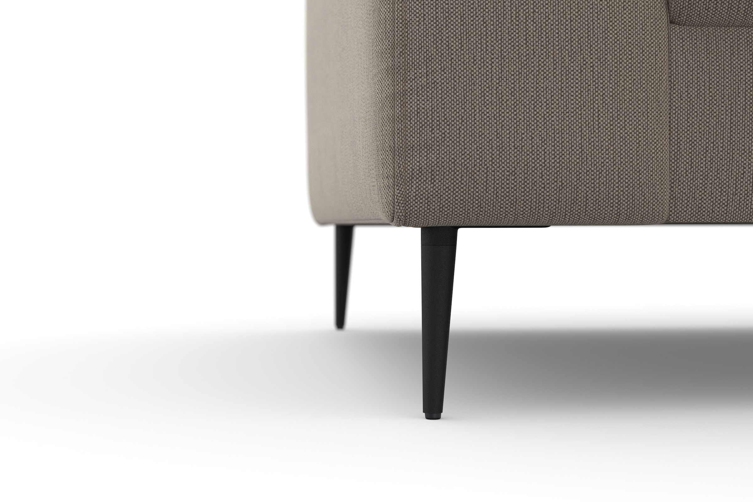 DOMO collection Ecksofa »Modica, zeitlos und elegant, L-Form«, moderne Optik mit extrabreiter Recamiere, auch in Cord