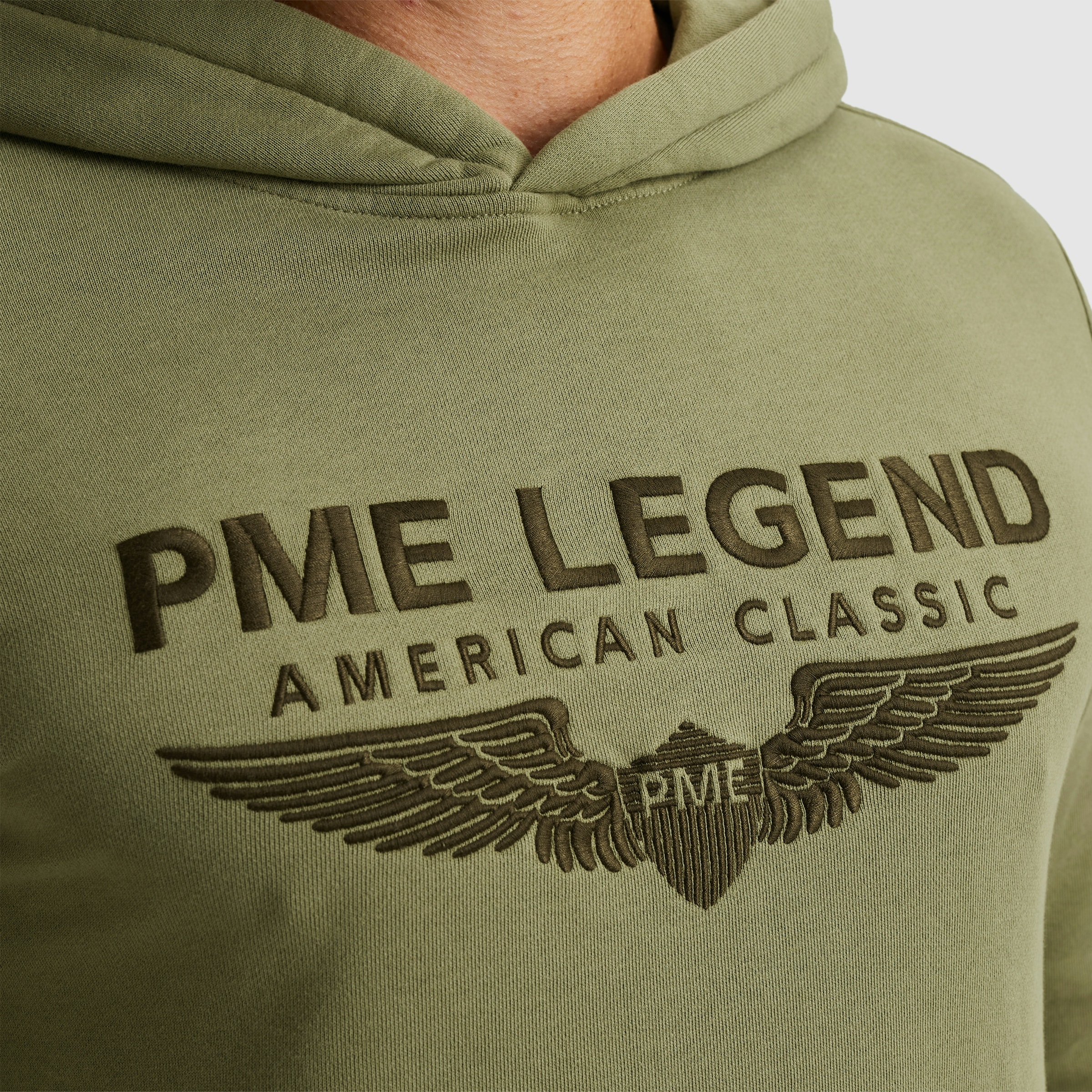 PME LEGEND Kapuzensweatshirt »Hooded soft terry with logo«, mit Logo Print