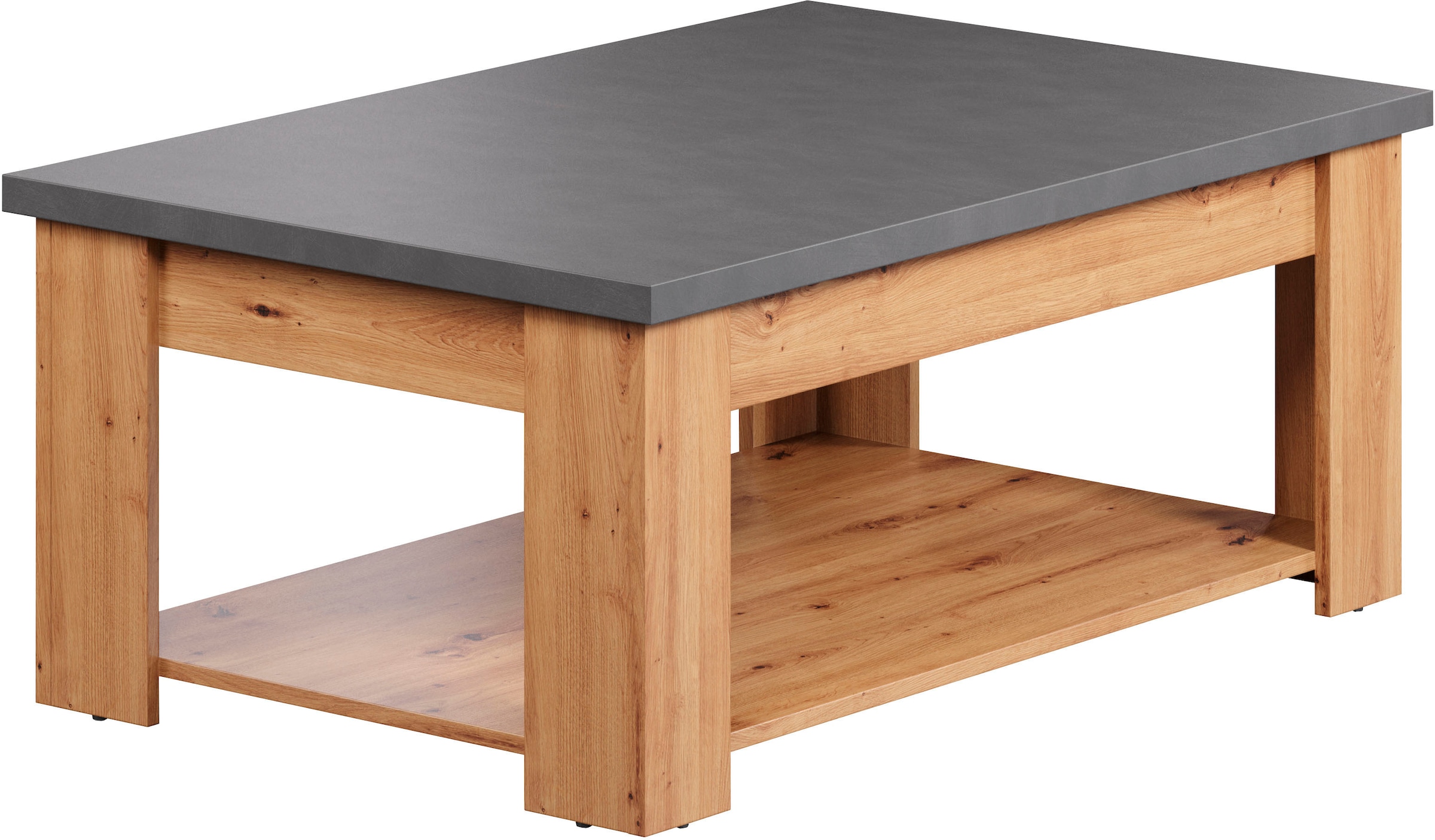 Home affaire Couchtisch »Ambres«, (1 St.), Couchtisch mit 1 offenem Fach - (B/T/H) 120/67/46 cm