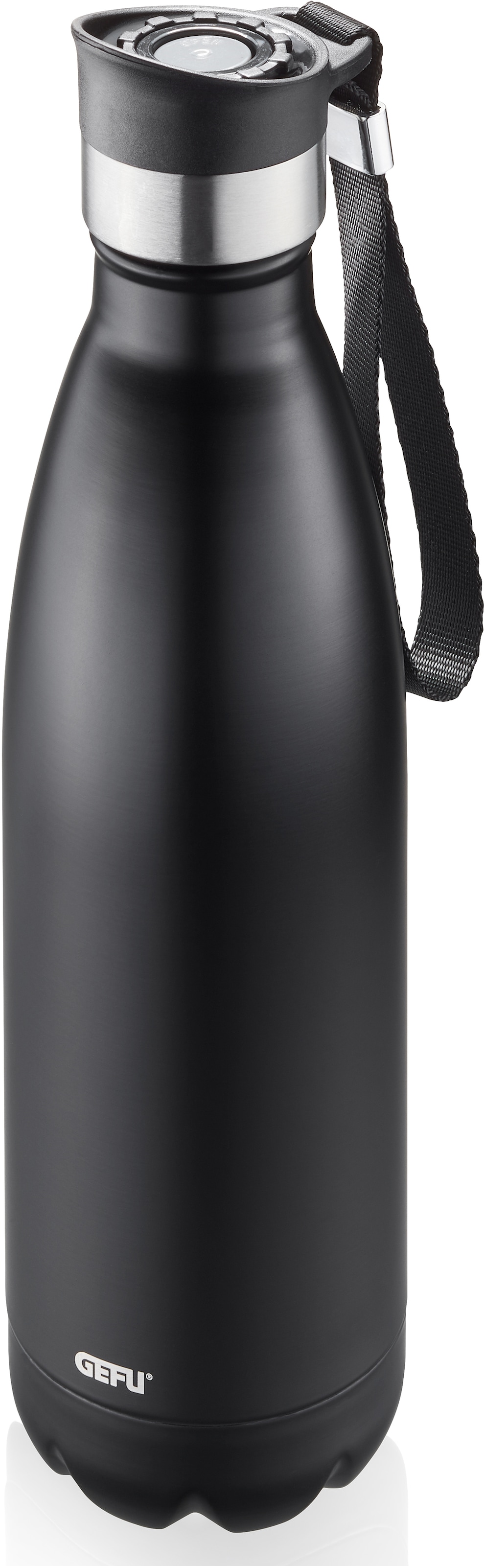 Thermoflasche »OLIMPIO«, (mit Haltegurt), ideal für kohlensäurehaltige Getränke