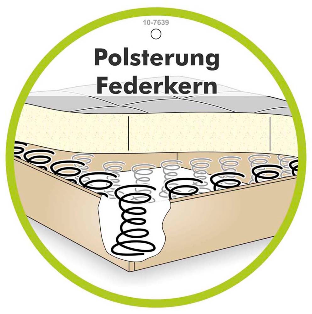 Jockenhöfer Gruppe Wohnlandschaft Orlando, mit Bettfunktion und Bettkasten, inklusive 2 Kopfstützen