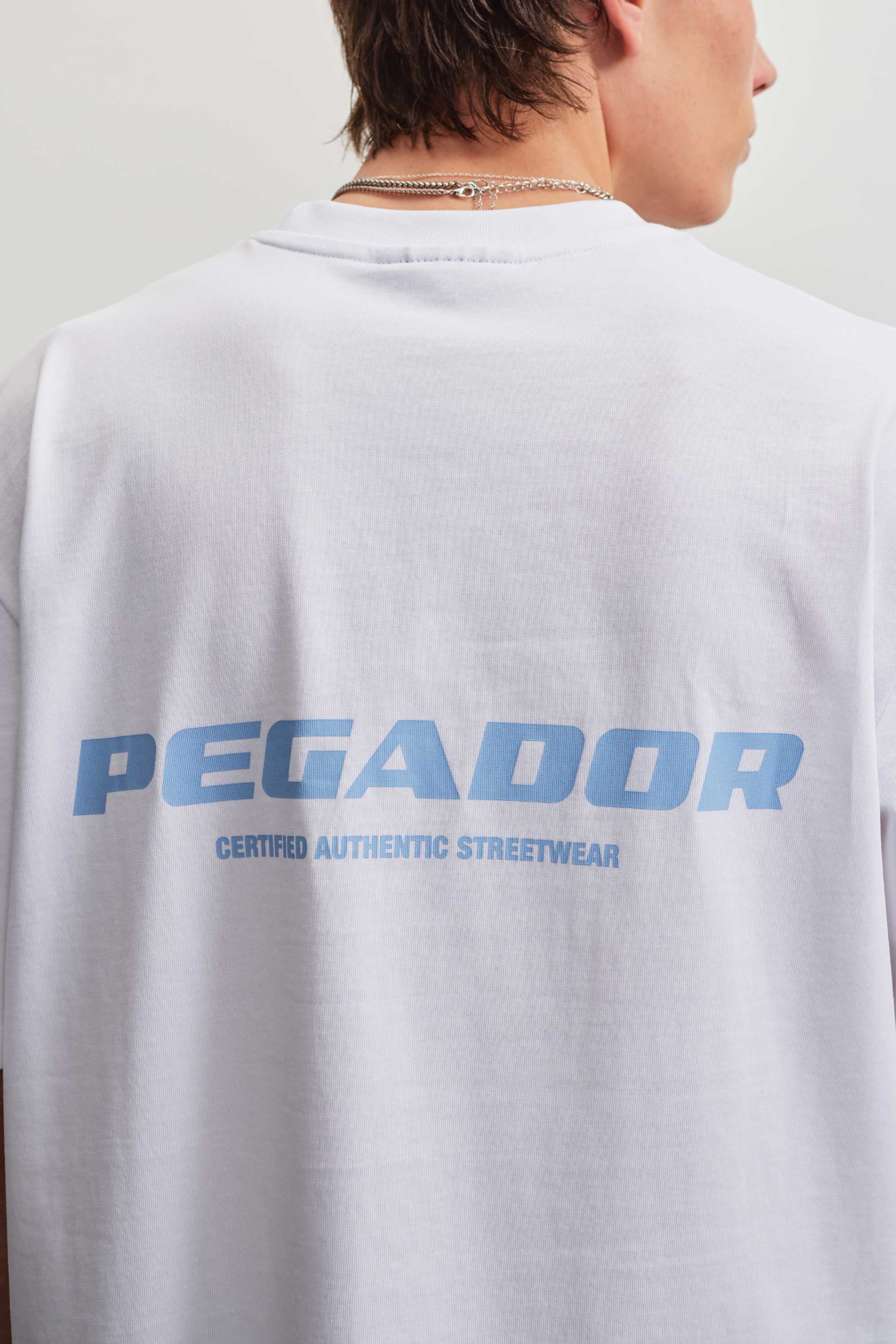 PEGADOR Rundhalsshirt »COLNE LOGO OVERSIZED TEE« Baumwolle, oversize