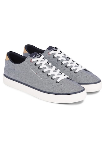 Sneaker »TH HI VULC LOW CHAMBRAY«, mit Logoschriftzug, Freizeitschuh, Halbschuh,...