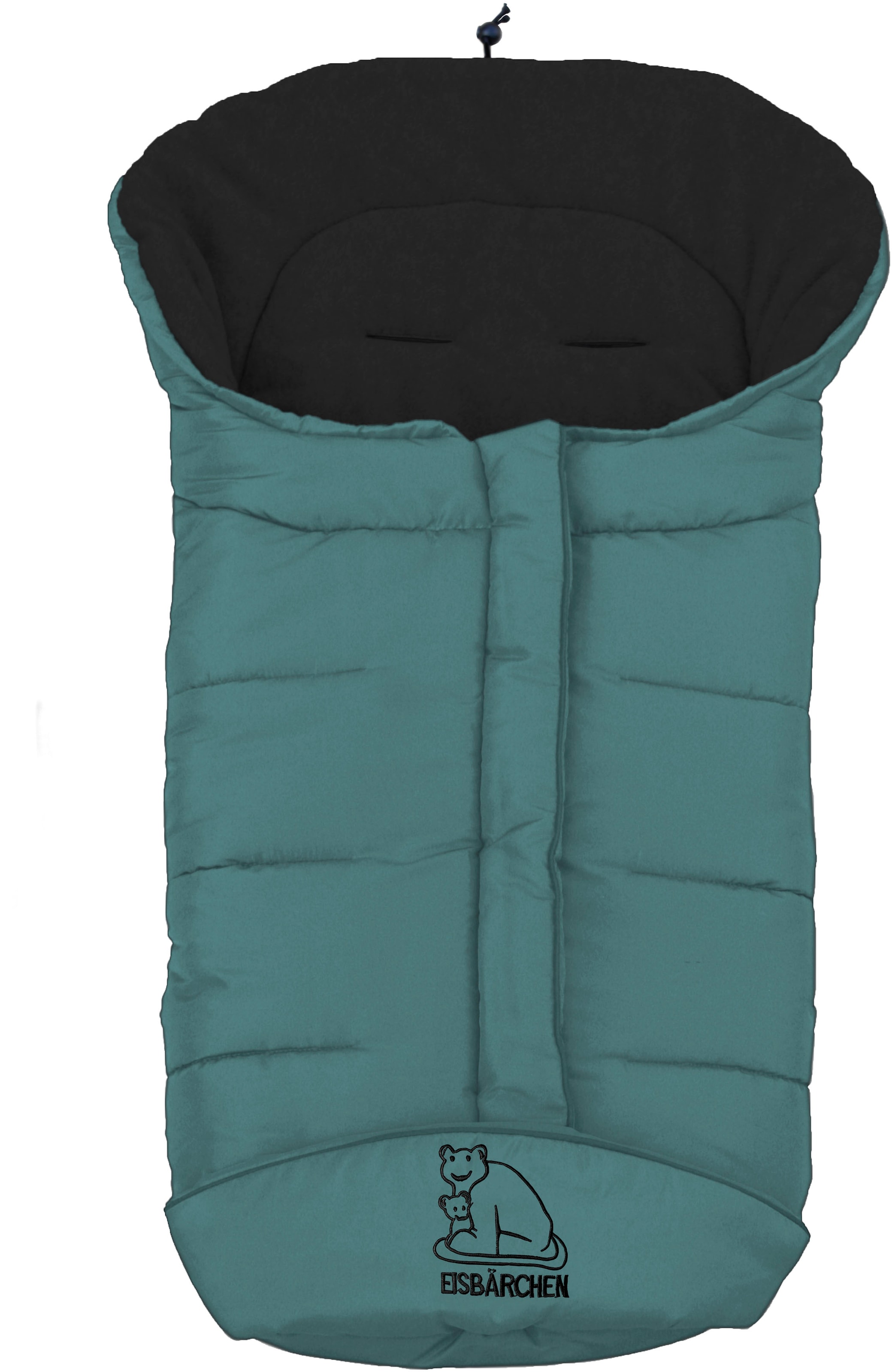 Heitmann Felle Fußsack »Eisbärchen - Winterfußsack Copy Fleece«, mit Fleecefutter, Mumienform möglich, für Kinderwagen, waschbar