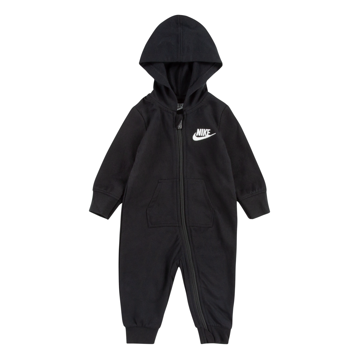 Nike Sportswear Strampler »NKN BABY FRENCH TERRY COVERALL« 1 Stk. tlg. für Babys in schwarz, Größe 86 (18)