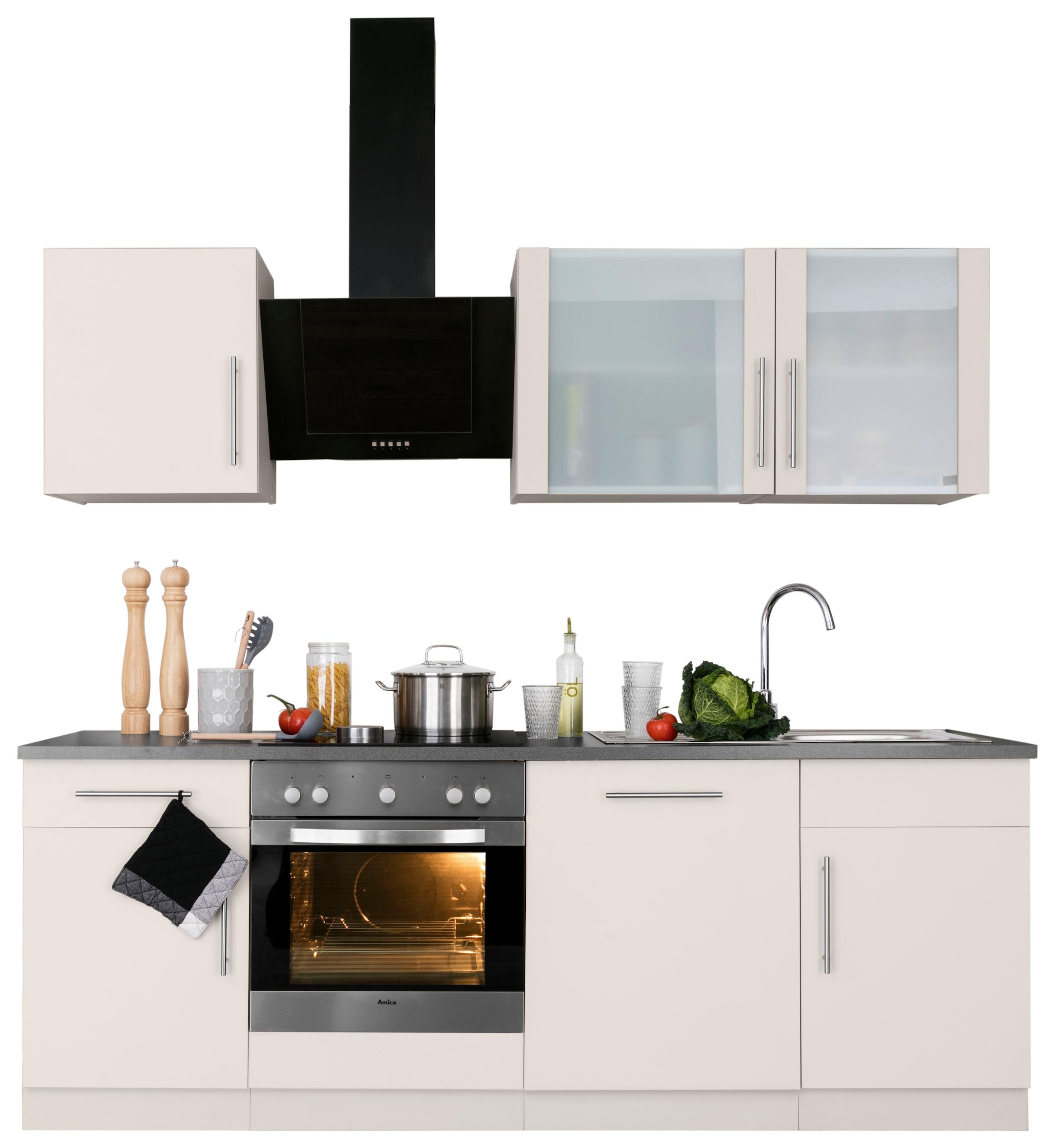 wiho Küchen Küchenzeile »Cali«, mit bei online OTTO cm 220 Breite E-Geräten