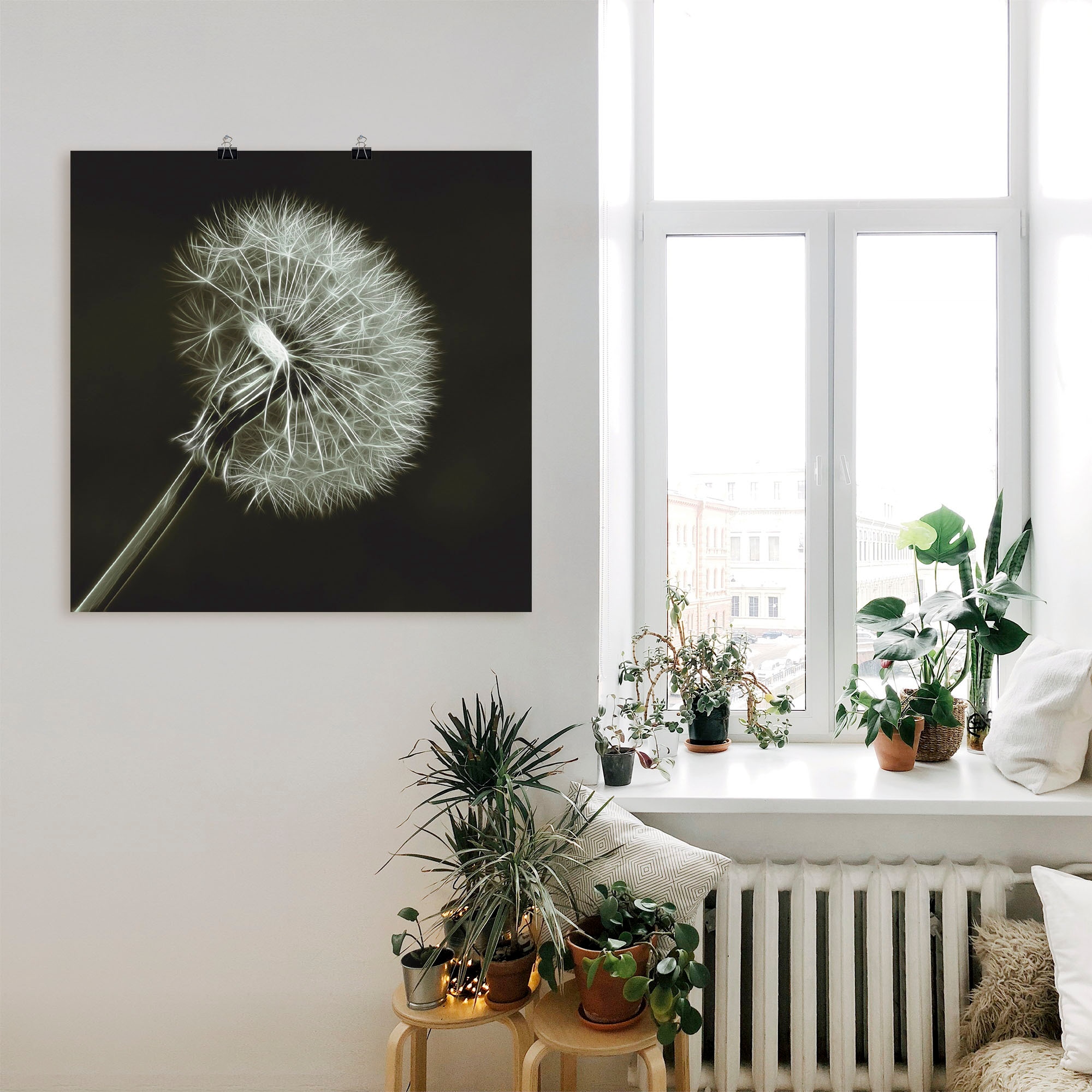Artland Wandbild »Pusteblume«, Blumen, (1 St.), als Alubild, Leinwandbild,  Wandaufkleber oder Poster in versch. Größen online bei OTTO