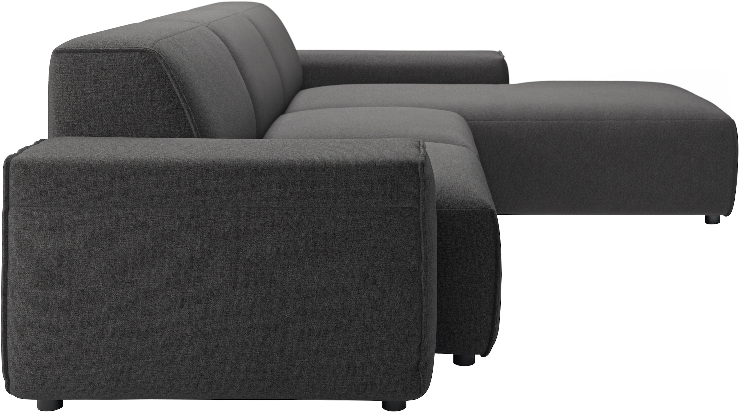 andas Ecksofa »Glimminge L-Form auch in Breitcord, Feincord + Easy care-Bezug,«, Breite 264, Zierkissen