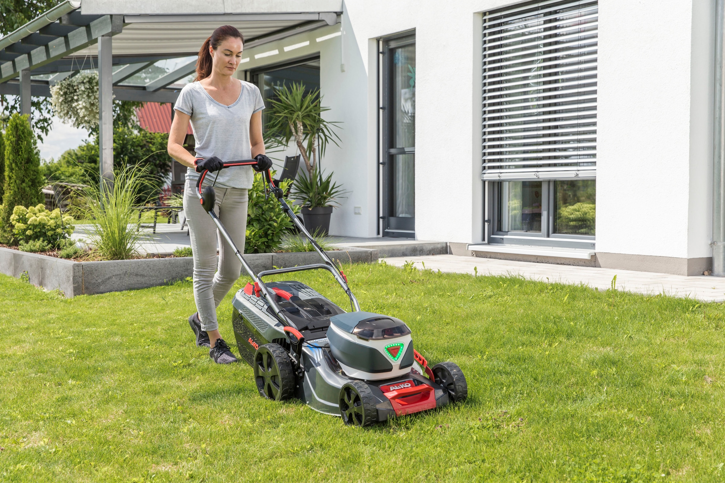 AL-KO Akkurasenmäher »36 V ENERGY FLEX 46.2 Li SP-W Comfort« 46 cm Schnittbreite,  inkl. 2 Akku und Ladegerät