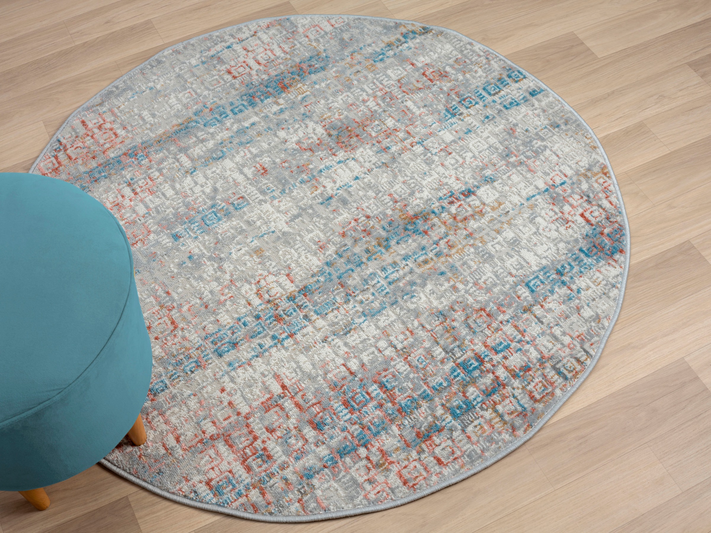 Myflair Möbel & Accessoires Teppich »My Look«, rund, Kurzflor, Ethno-Design,  besonders weich durch Microfaser online bei OTTO
