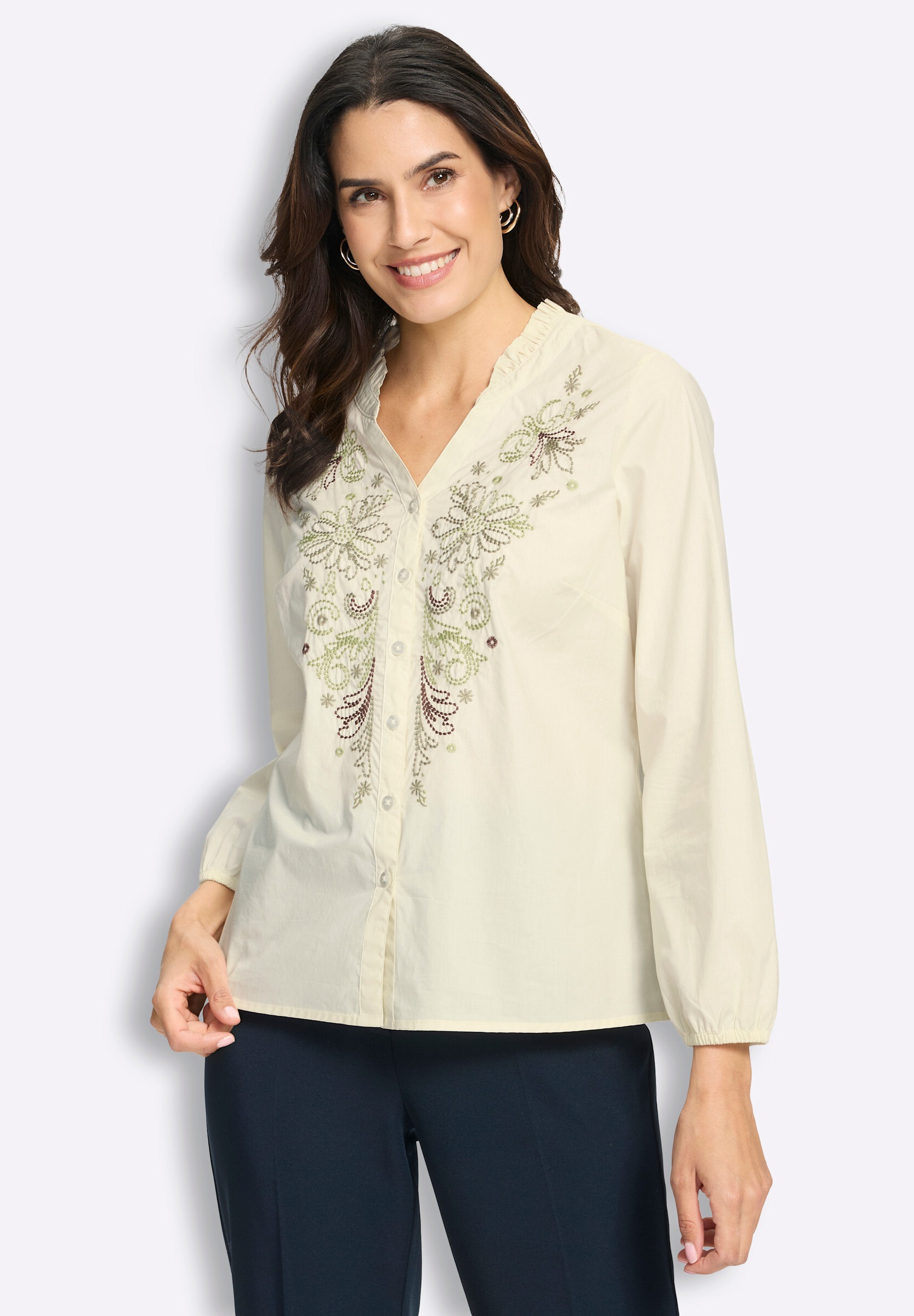 Witt Klassische Bluse »Baumwoll-Bluse Baumwollbluse«