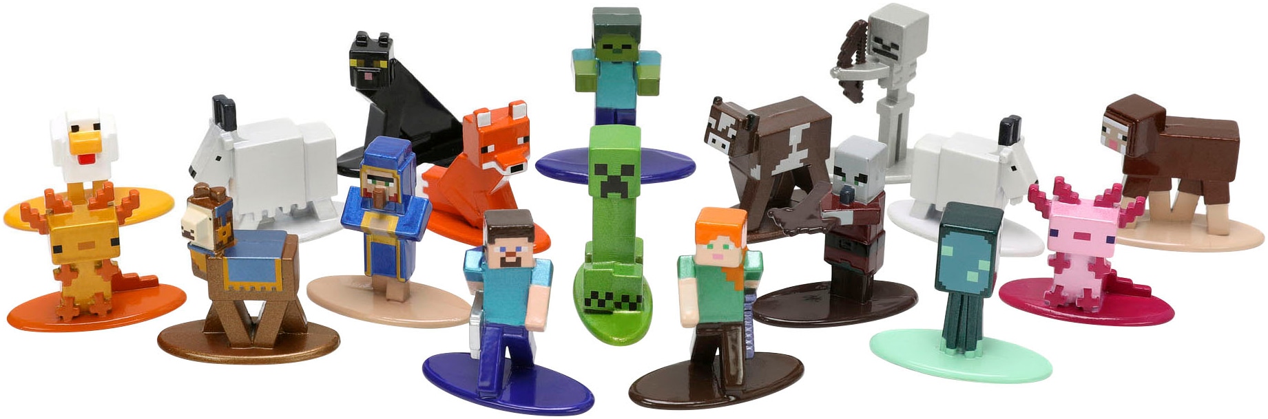 JADA Spielfigur »Minecraft, Caves & Cliffs, Multi Pack Nano Metalfigs, Serie 8«, DIE-CAST