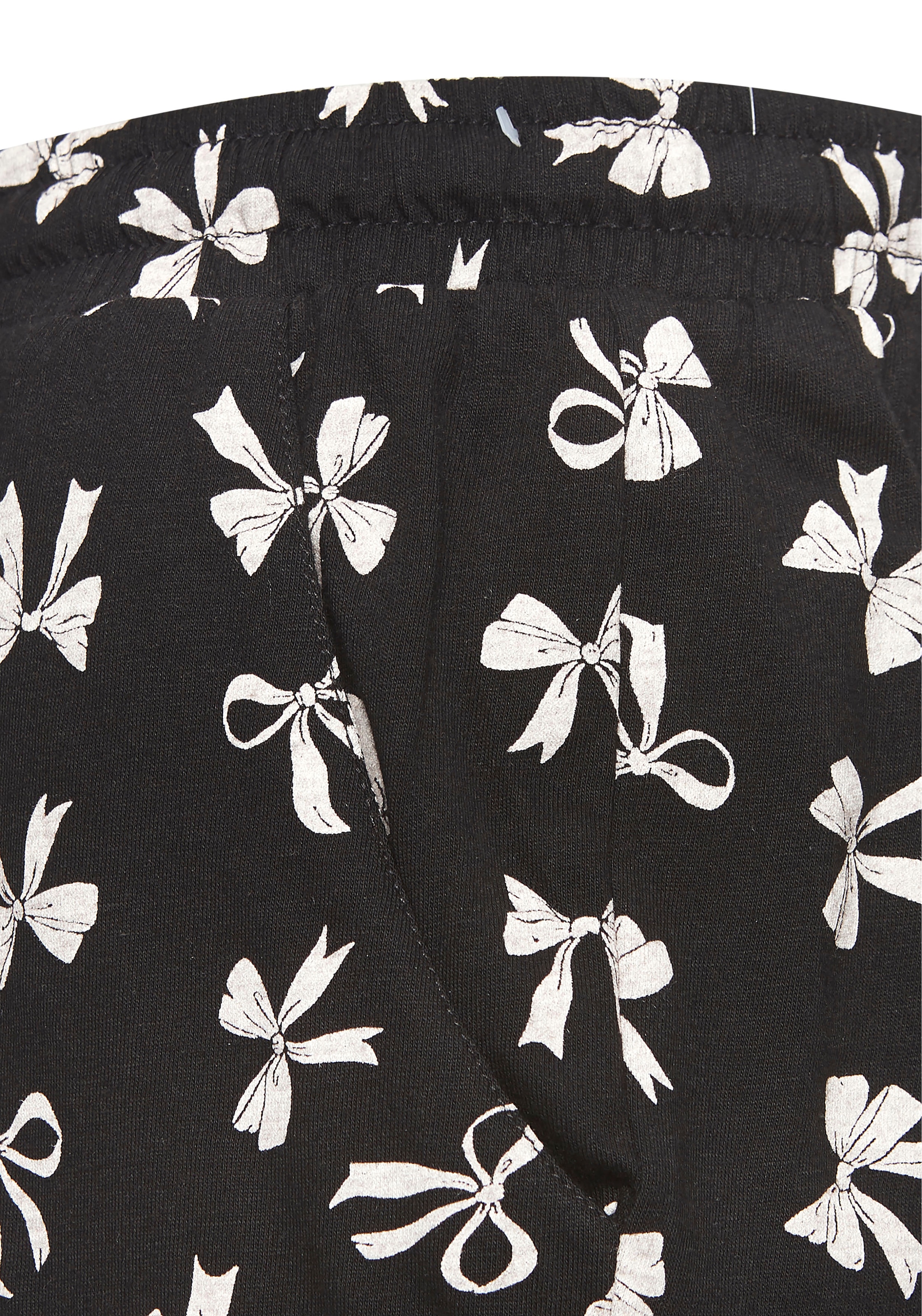 Vivance Dreams Pyjama Set, 2 Stk. tlg., Mit süßem Schleifenmuster