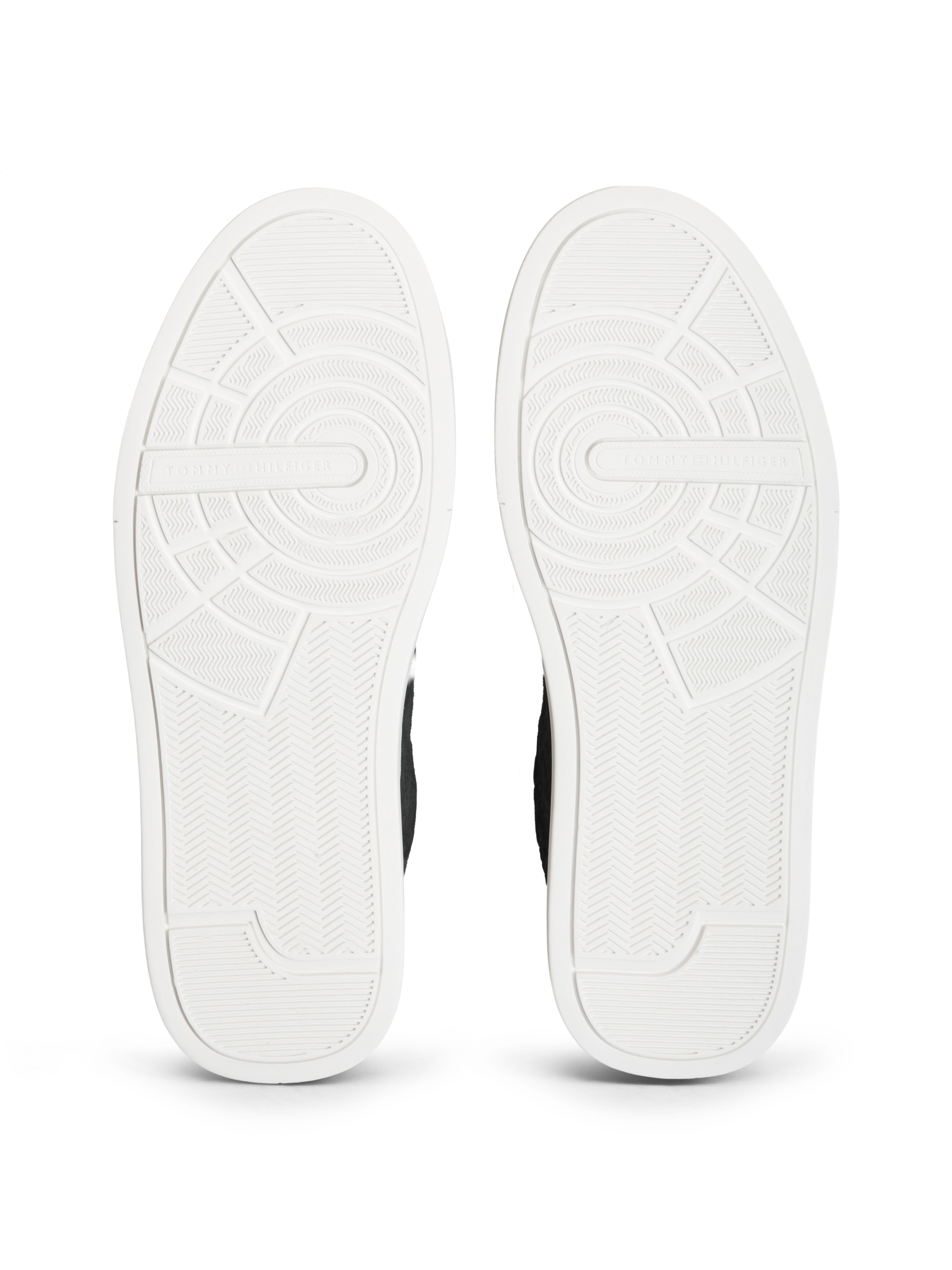 Tommy Hilfiger Sneaker »TH COURT LTH MIX  MONOGRAM«  Freizeitschuh, Halbschuh, Schnürer mit TH-Allover-Prägung