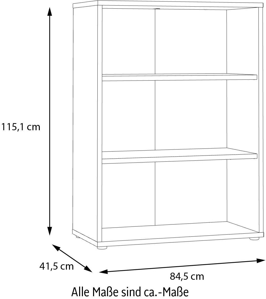 FORTE Aktenregal »Keflav« Breite 84,5 cm