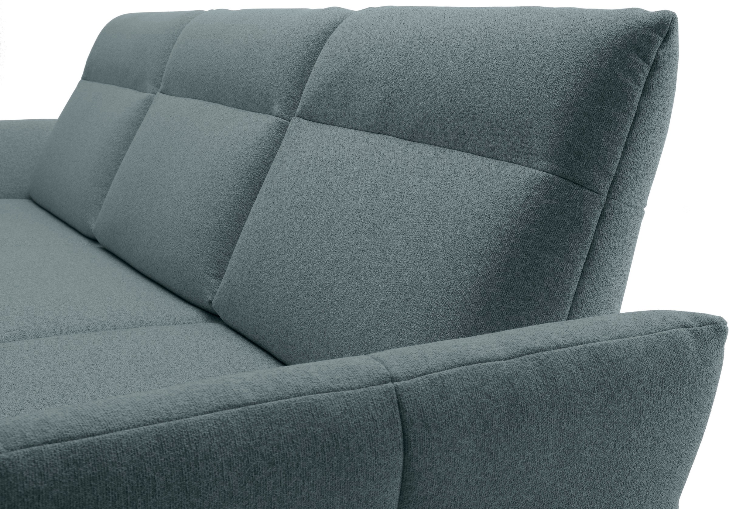 Creation BY ROLF BENZ Ecksofa »CR.460«, Sockel in Eiche, Alugussfüße in umbragrau, Breite 298 cm