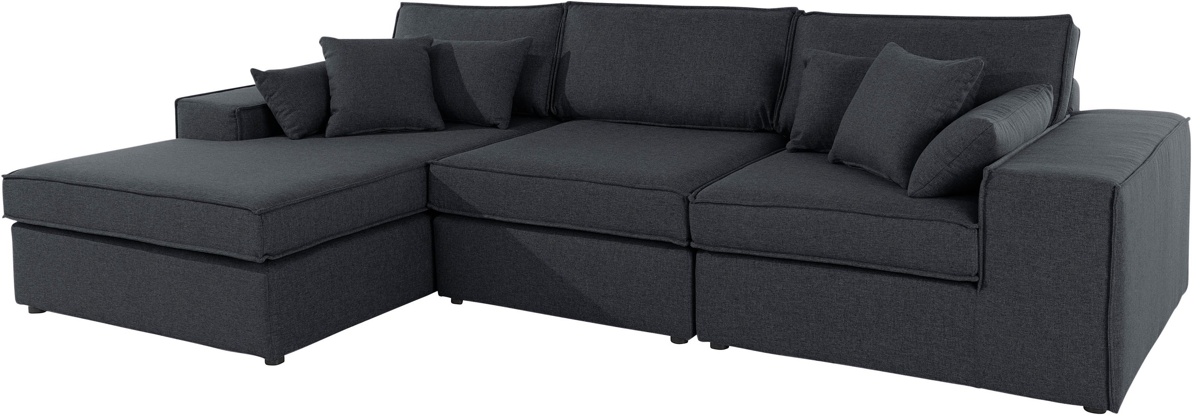 OTTO home Ecksofa »Florid L-Form« 3 Teile, bestehend aus Modulen, viele Bezugsqualitäten, auch in Cord