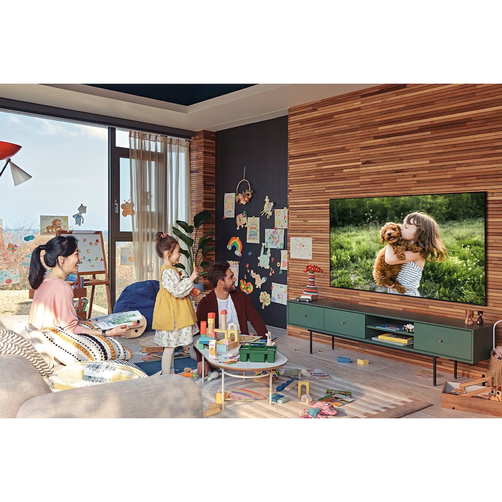 Samsung QLED-Fernseher »GQ50Q60AAU«, 125 cm/50 Zoll, 4K Ultra HD, Smart-TV, Quantum HDR-Quantum Prozessor 4K Lite-100% Farbvolumen-Contrast Enhancer
