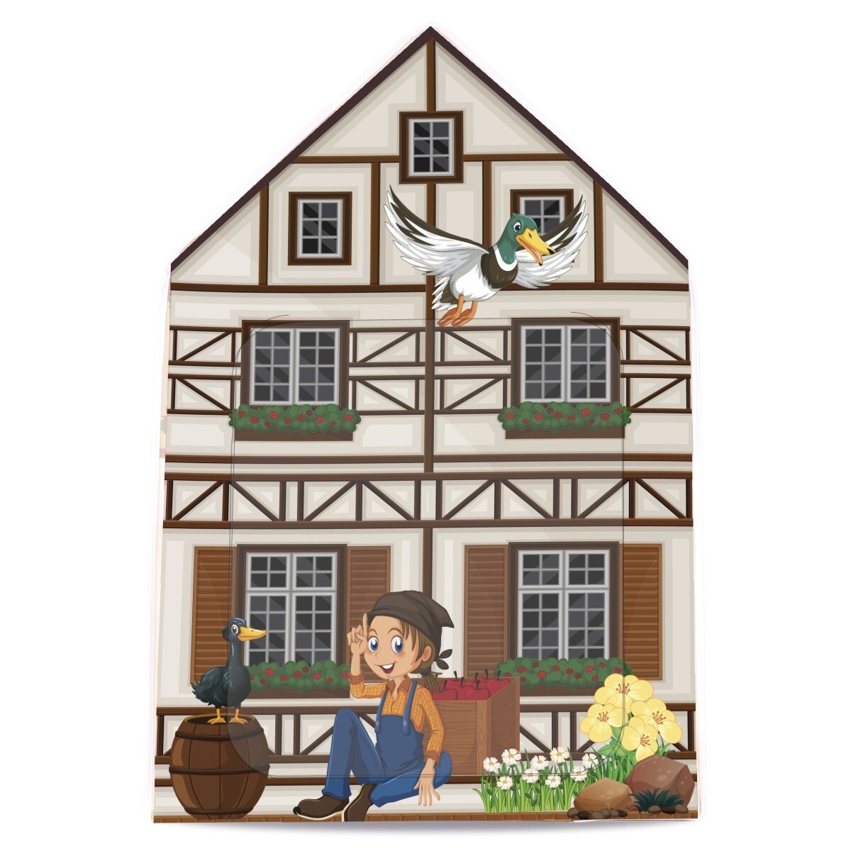 Jamara Spielhaus »Claas Spielhaus Bauernhof« Platzsparend demontierbar