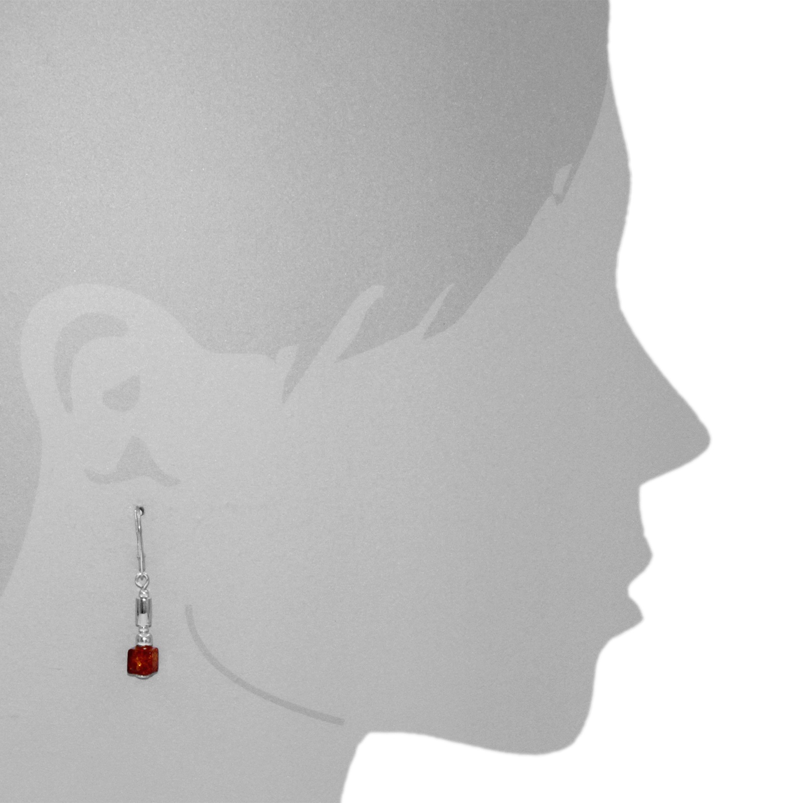 OSTSEE-SCHMUCK Paar Ohrhänger »- Zoe - Silber 925/000 - Bernstein«