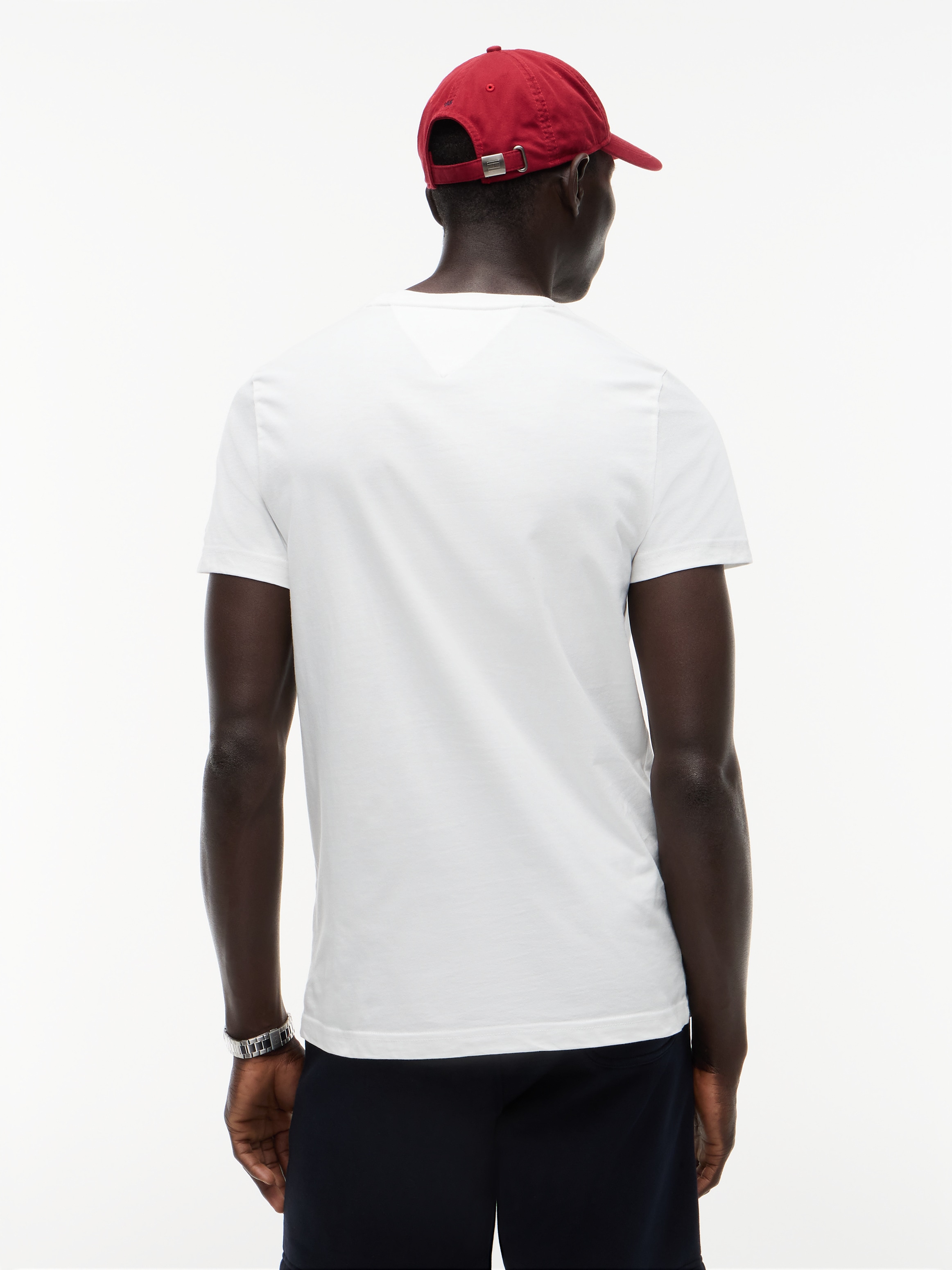 Tommy Hilfiger T-Shirt »TOMMY FLAG HILFIGER TEE« aus Bio-Baumwolle, Regular Fit