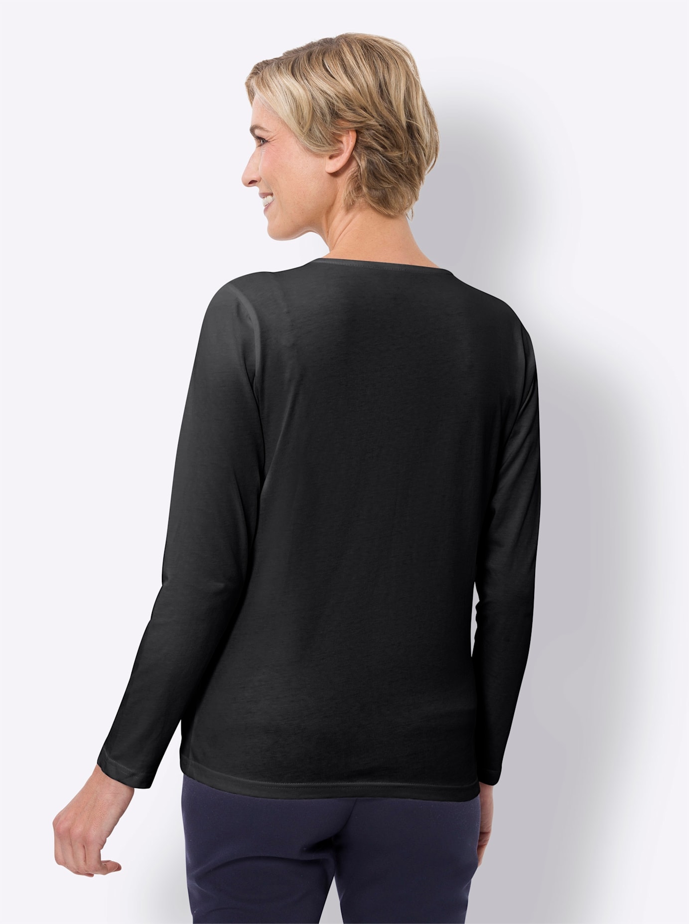 Classic Basics Rundhalsshirt »Rundhals-Shirt«, (1 tlg.)