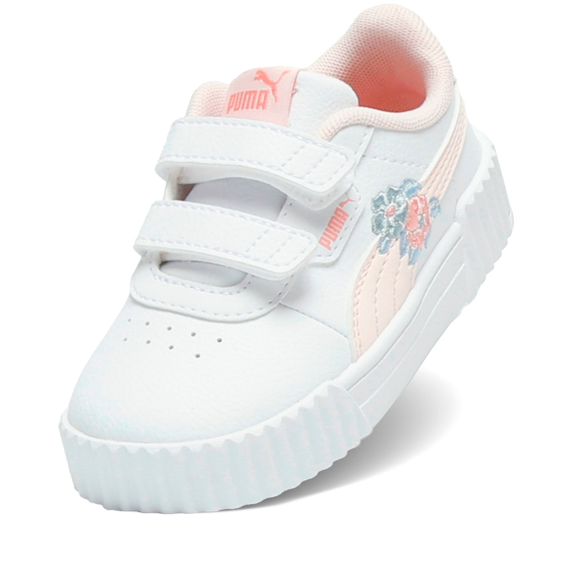 PUMA Sneaker »CARINA 3.0 FLORAL V INF«  mit Klettverschluss, mit Gummilaufsohle, Obermaterial aus Synthetik