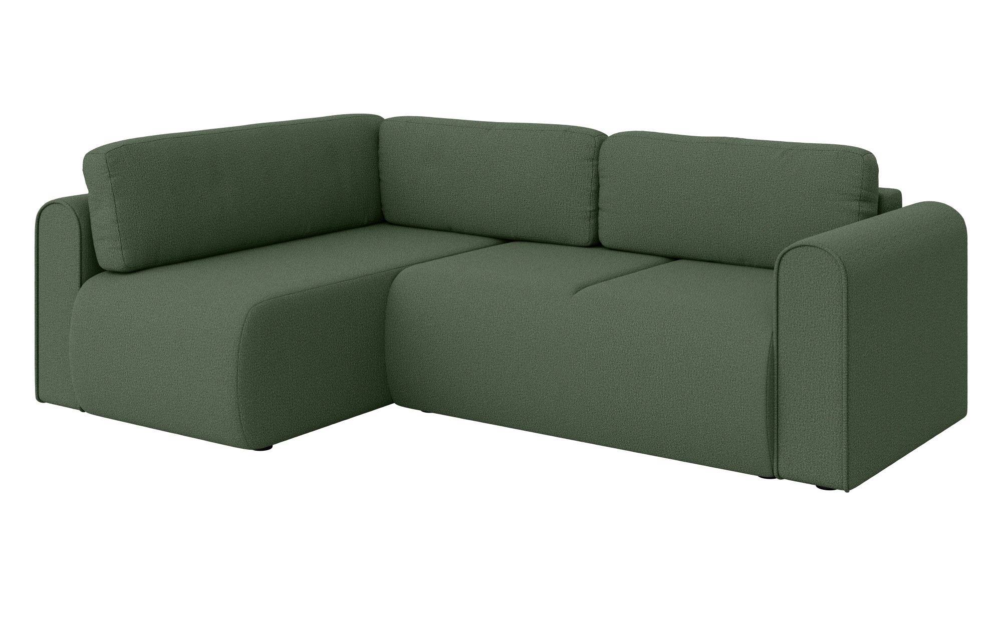 INOSIGN Ecksofa »Zacharia wahlweise Schlafsofa mit Bettkasten, B/T/H 250/166/86 cm« L-Form mit Wellenunterfederung, Ottomane rechts oder links bestellbar