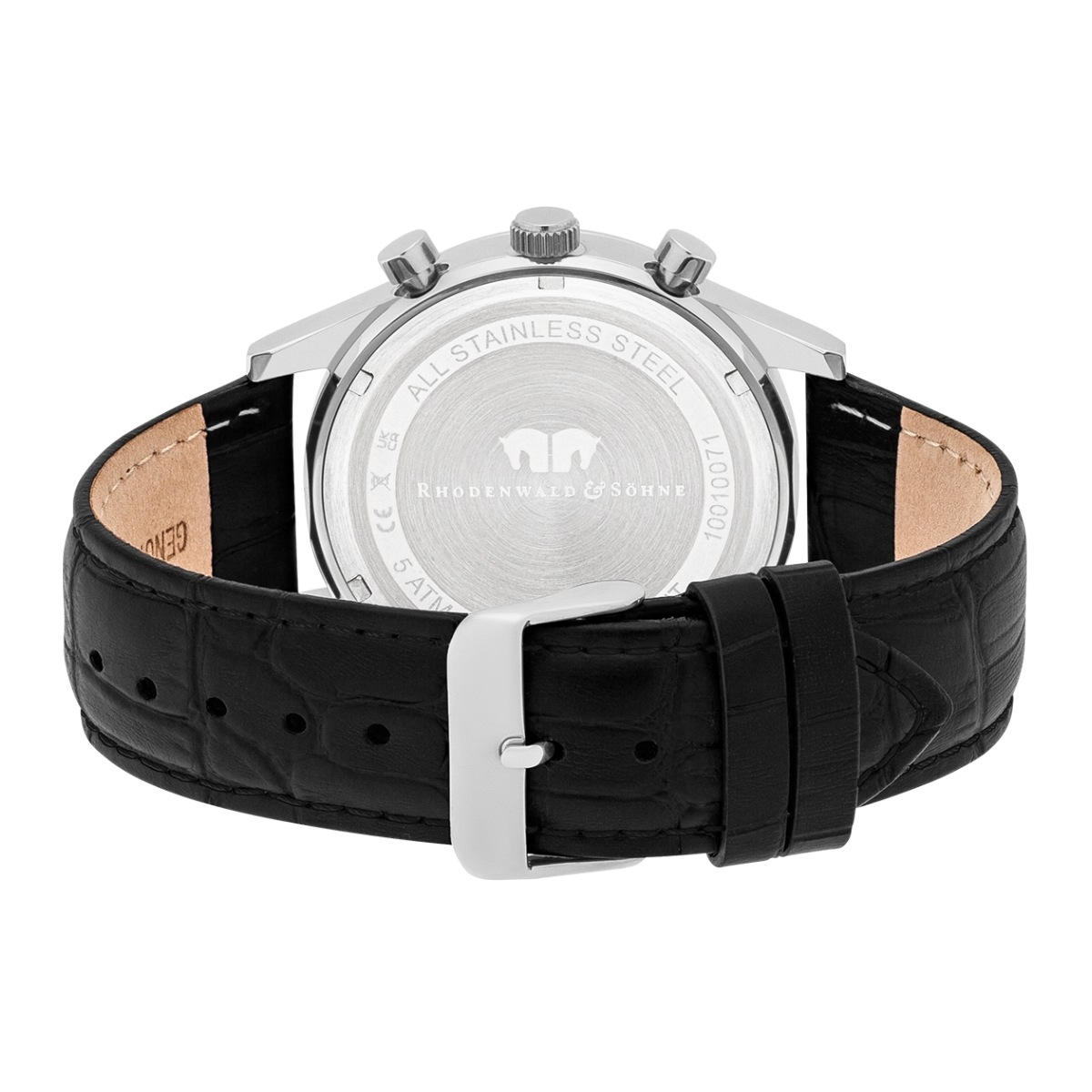 Rhodenwald & Söhne Chronograph »Goodwill T418«, (1 tlg.), aus Edelstahl