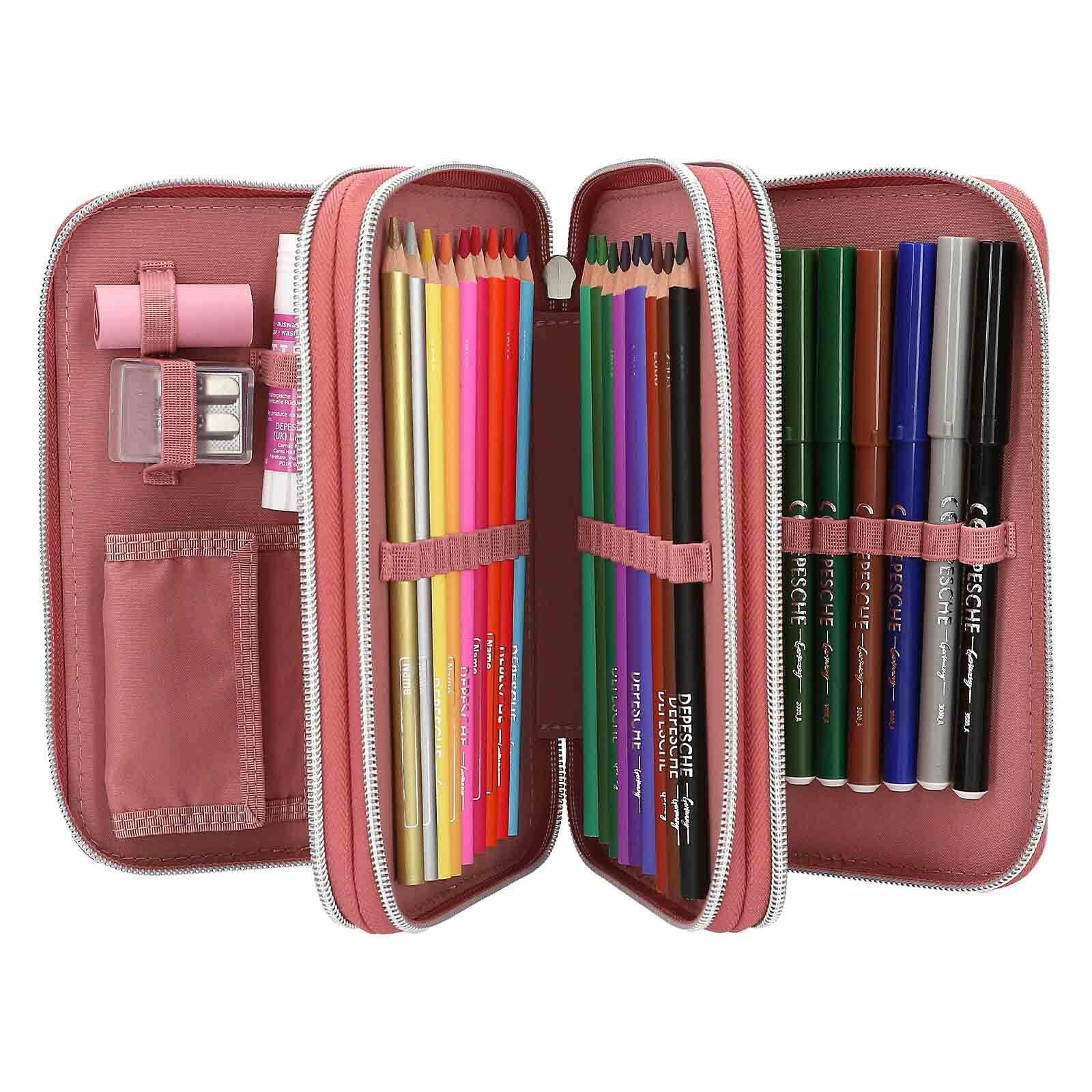 Depesche Rucksack »Schul-Set DOTS TOPModel 2er Set flieder«