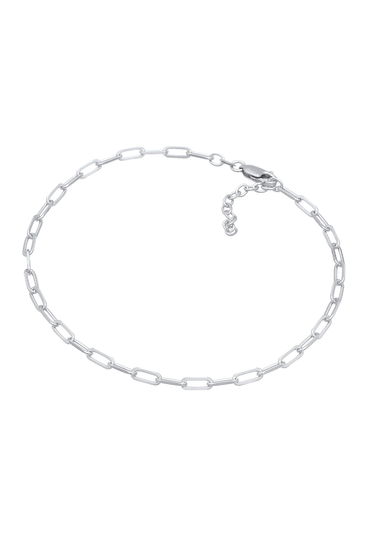 Elli Fußkette »Fußschmuck Glieder Oval Basic Chain Optik 925 Silber«