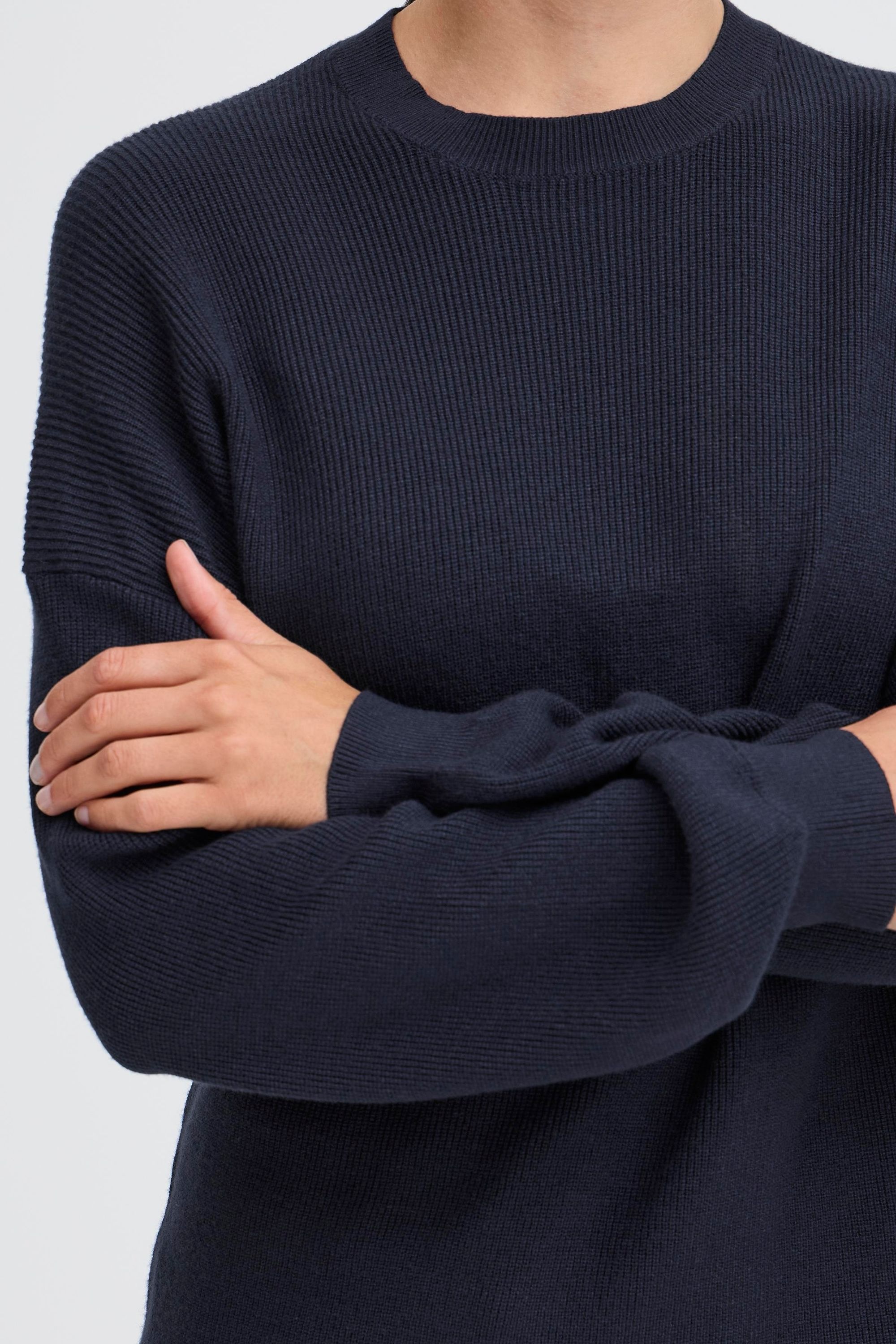 OXMO Strickfleece-Pullover »Strickpullover OXIFANSY«