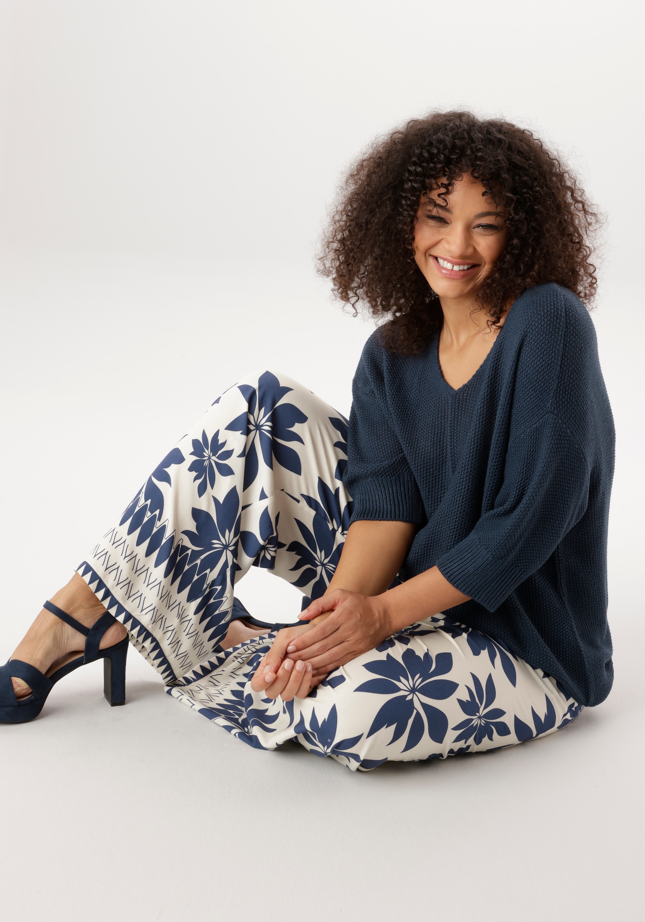 Aniston PLUS Strickpullover mit tollem Strickmuster - NEUE KOLLEKTION