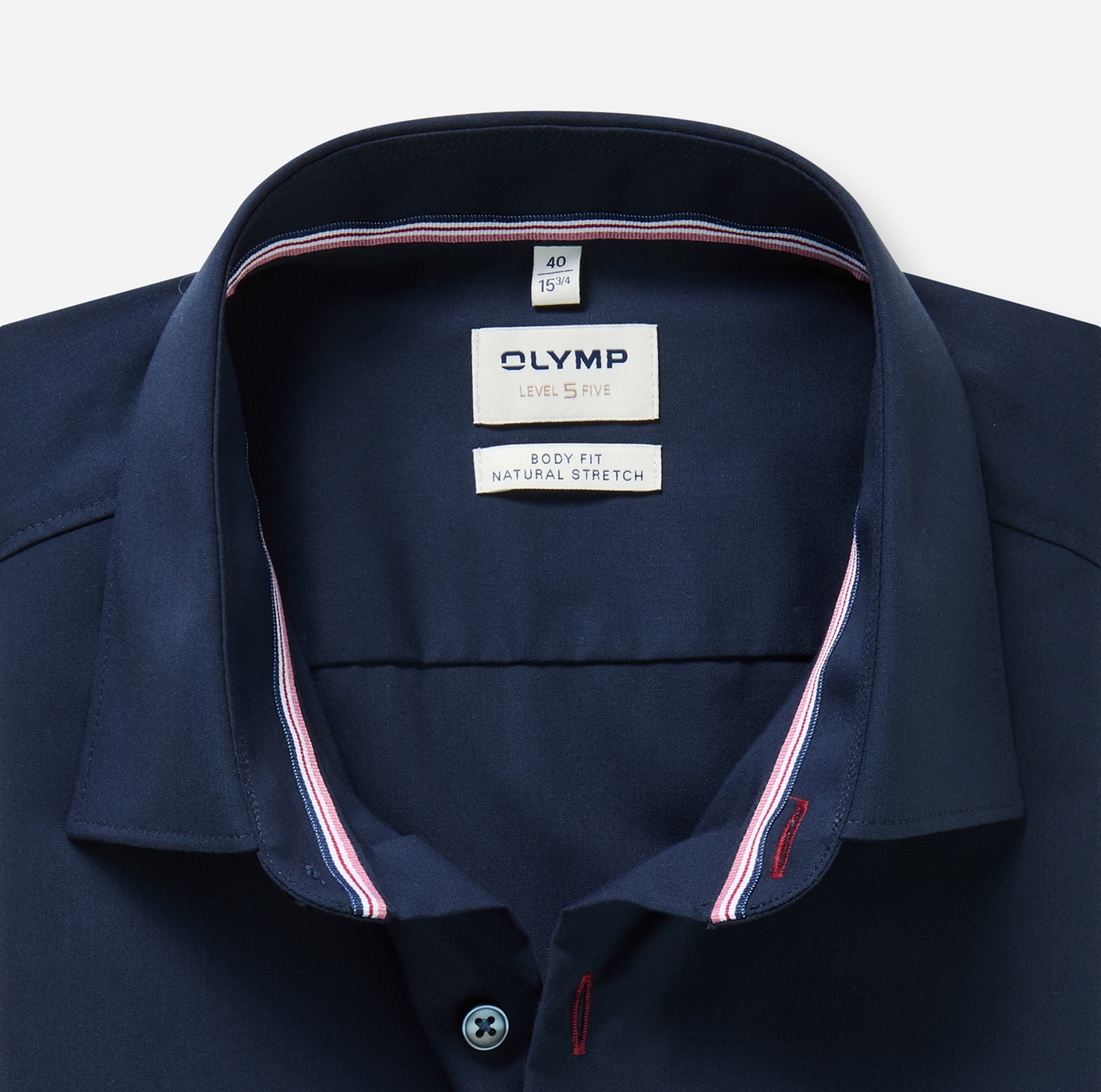 OLYMP Langarmhemd »Level Five« Businesshemd, body fit, Kentkragen
