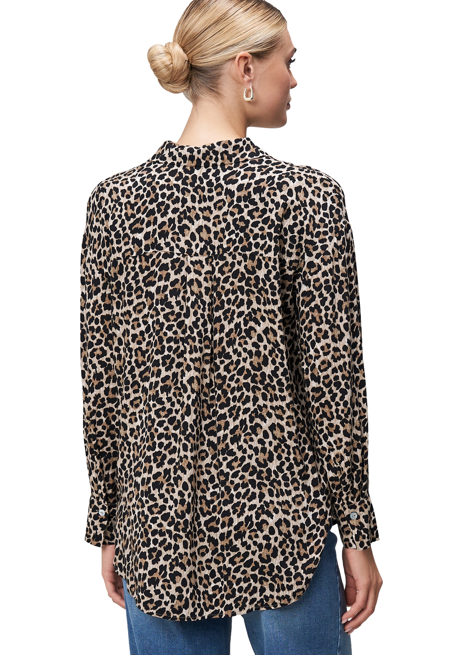 Zero Hemdbluse »Hemdbluse mit Leomuster«