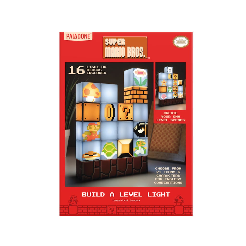 Paladone LED Dekofigur »Super Mario Leuchte zum selbstgestalten«