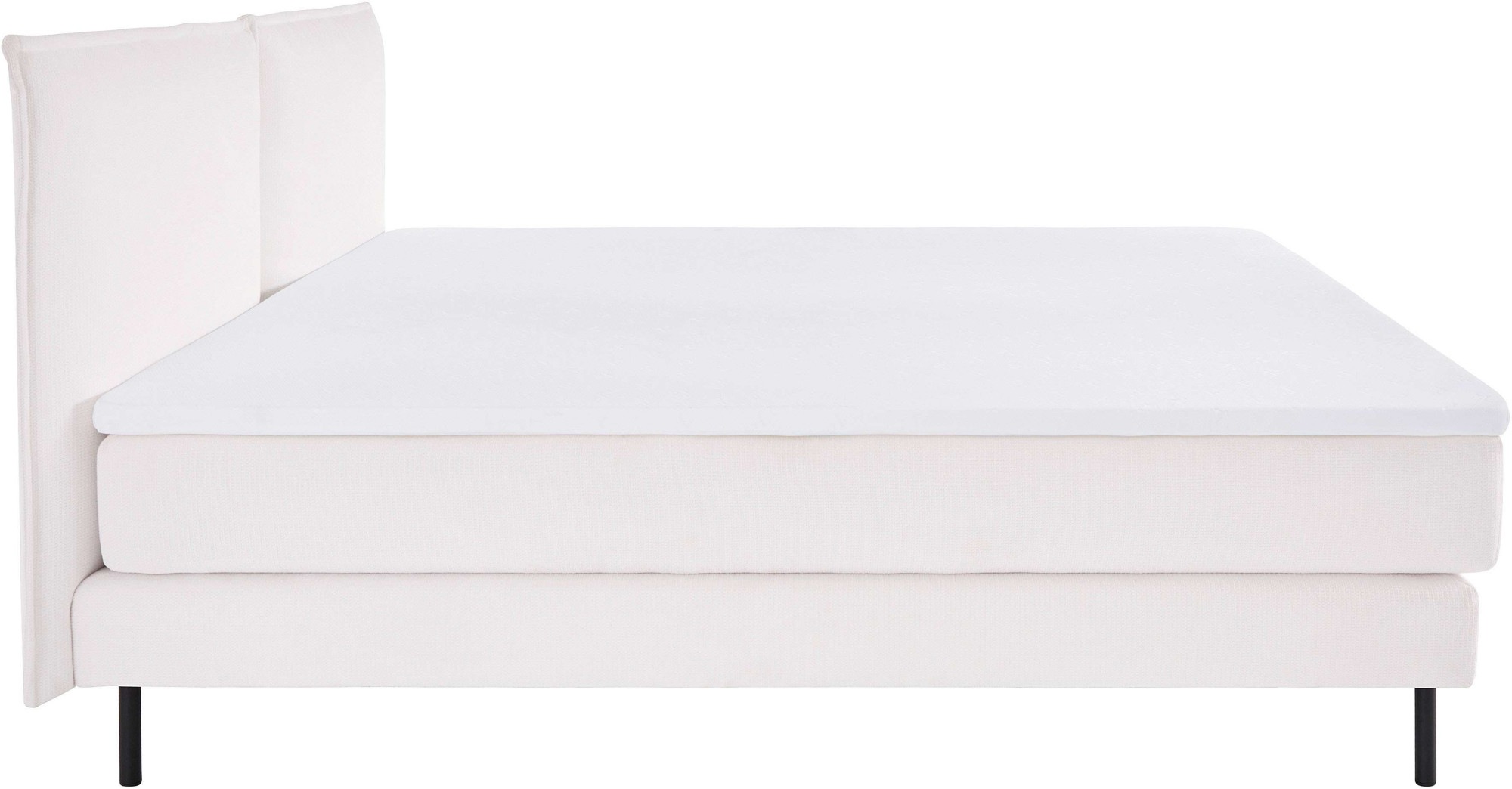 LeGer Home by Lena Gercke Bett »ERIK Boxbett mit Bonnell-/Taschen-Federkernmatratze, Breite 160/180cm« wahlweise Härtegrad der Matratze H2/H3/H4, Polsterbett mit/ohne Topper