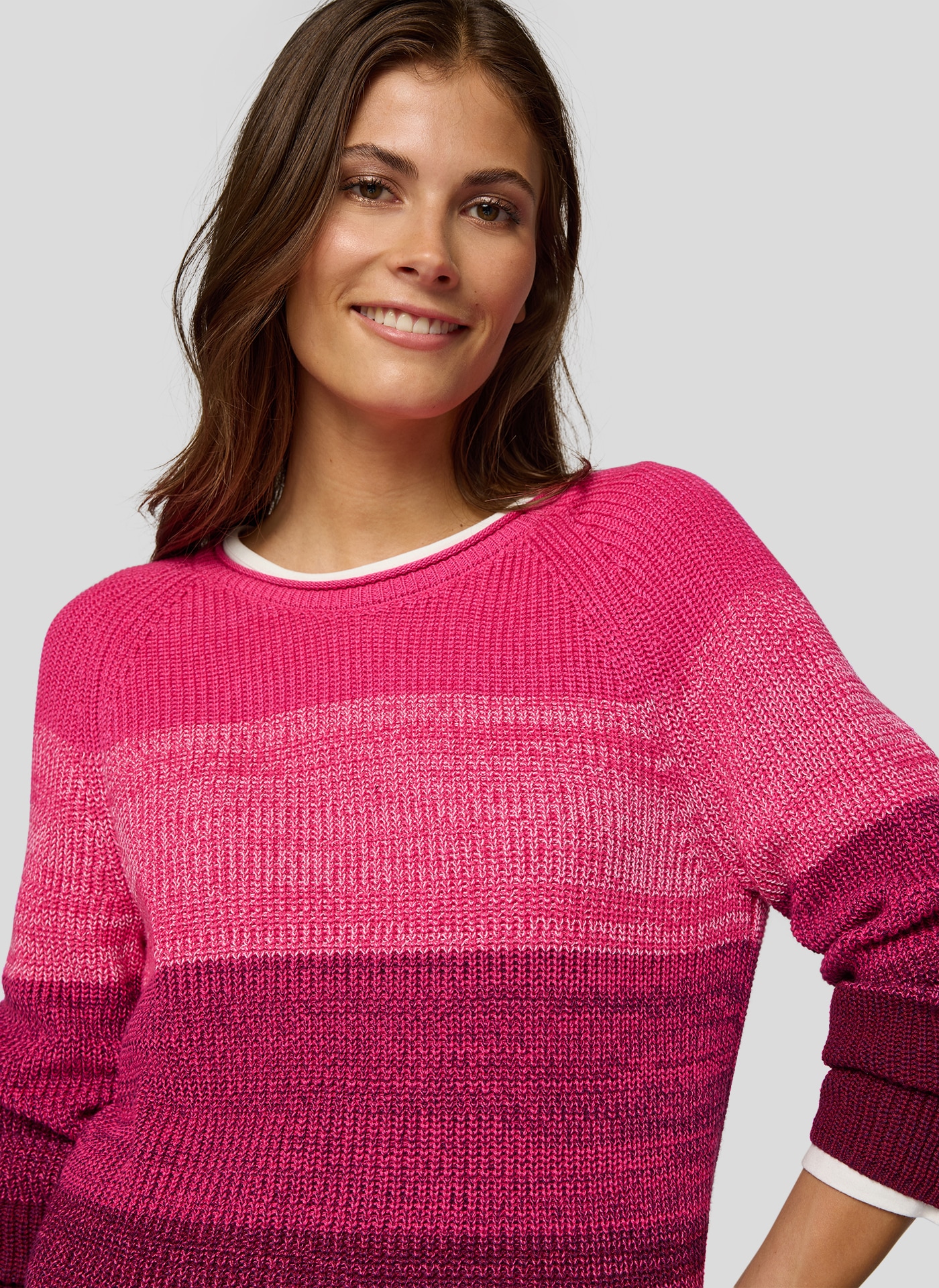 Rabe Strickpullover mit Colorblocking
