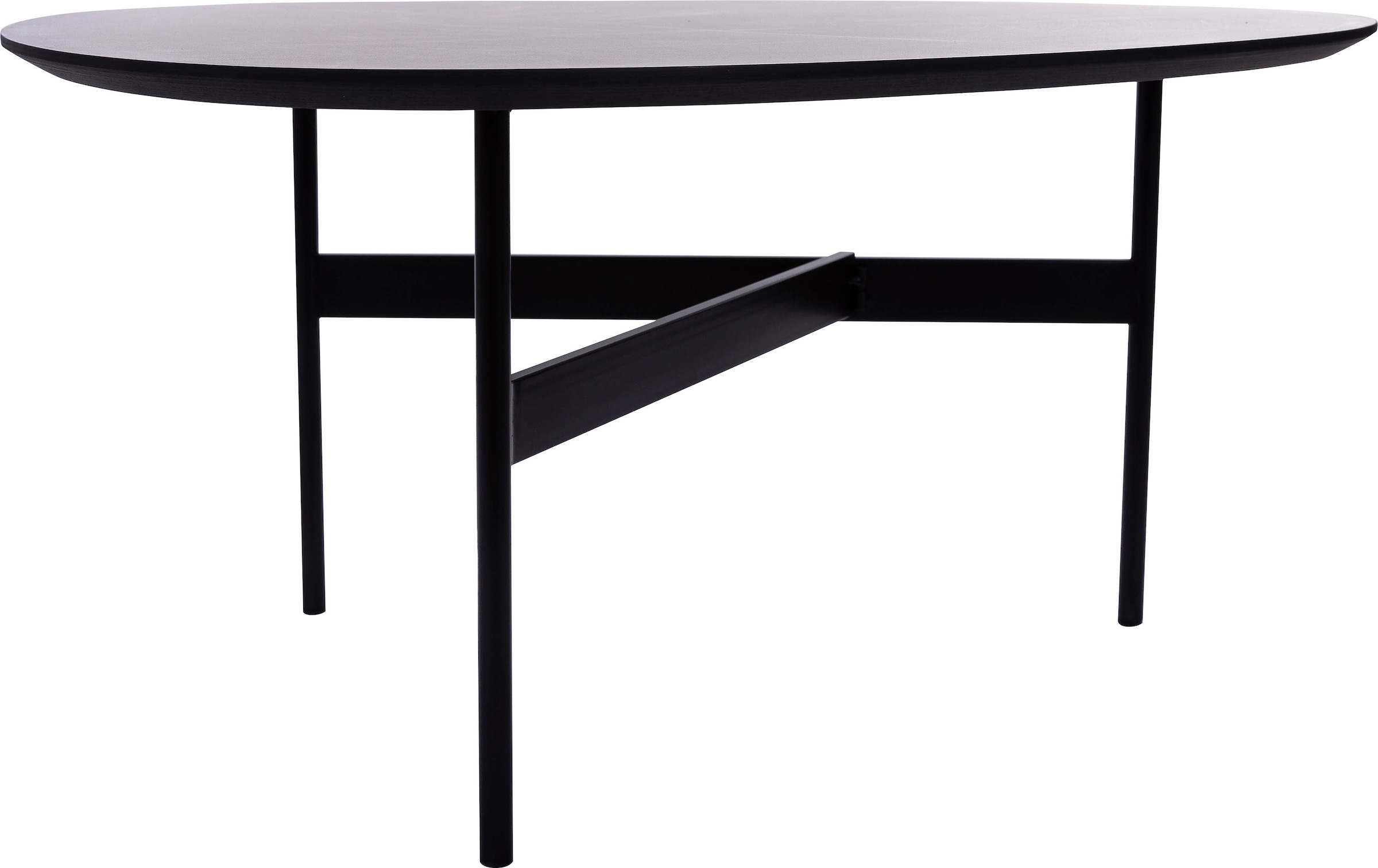 Tischplatte, bei OTTO Metall 3 Couchtisch, affaire Gestell Couchtisch grau Oval, Bein lackierter Home