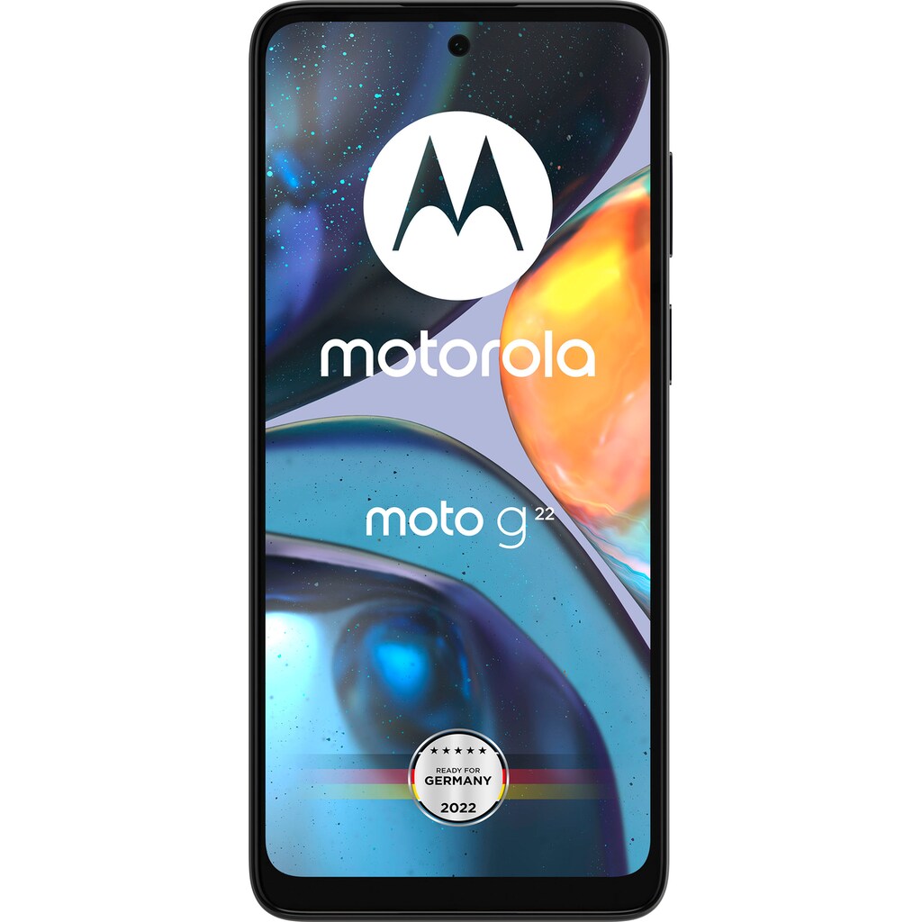 Motorola Smartphone »G22«, Cosmic Black, 16,51 cm/6,5 Zoll, 64 GB Speicherplatz, 50 MP Kamera