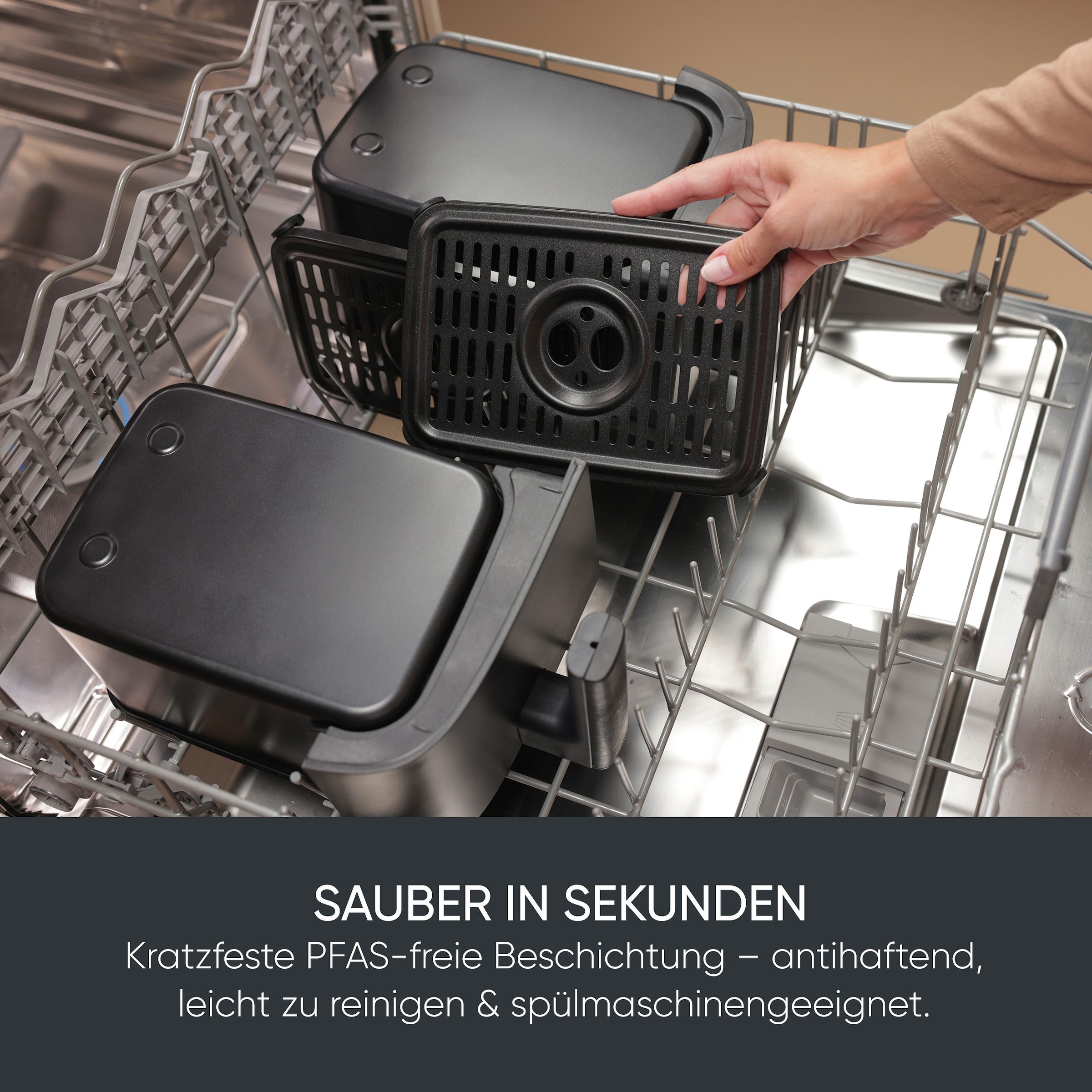 Severin Heißluftfritteuse »FR 2463     2 x 4 l "Dual"« 2600 W