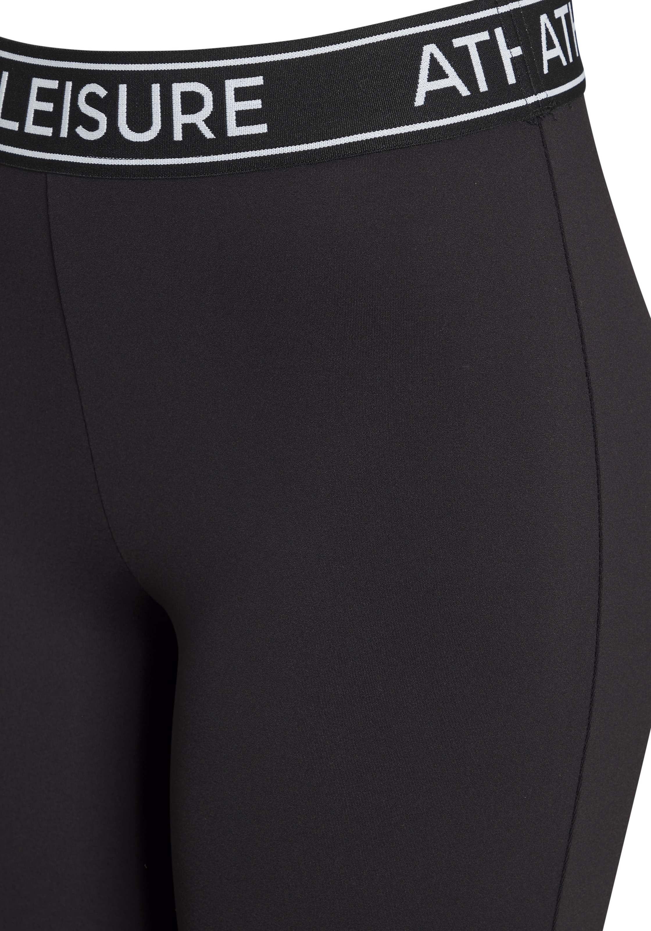 LASCANA ACTIVE Jazzpants  mit breitem Gummibund und Aufschrift, Schlaghose, Flared, Bootcut