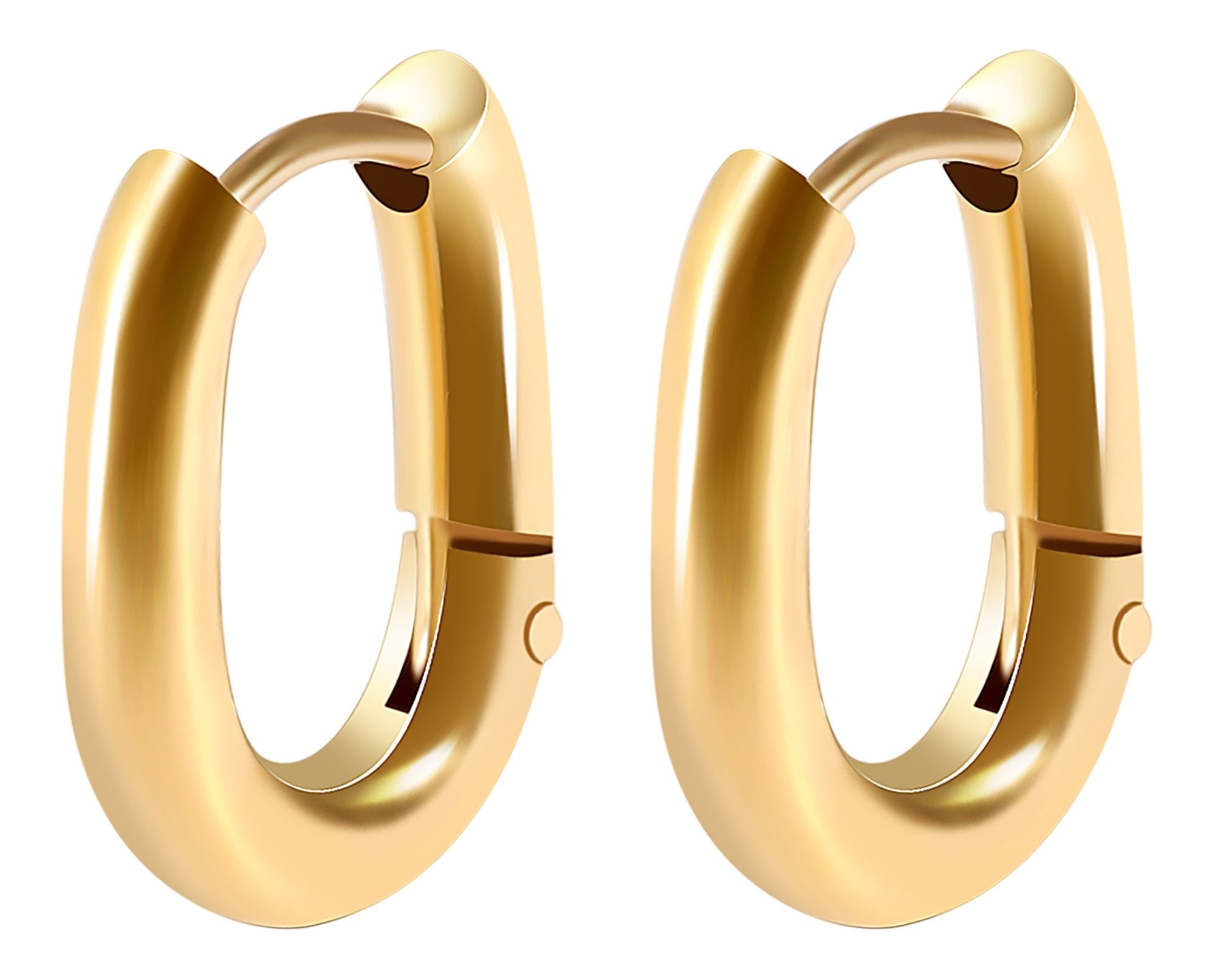 Adelia´s Paar Creolen »Damen Ohrringe ¿ Creole aus Edelstahl«