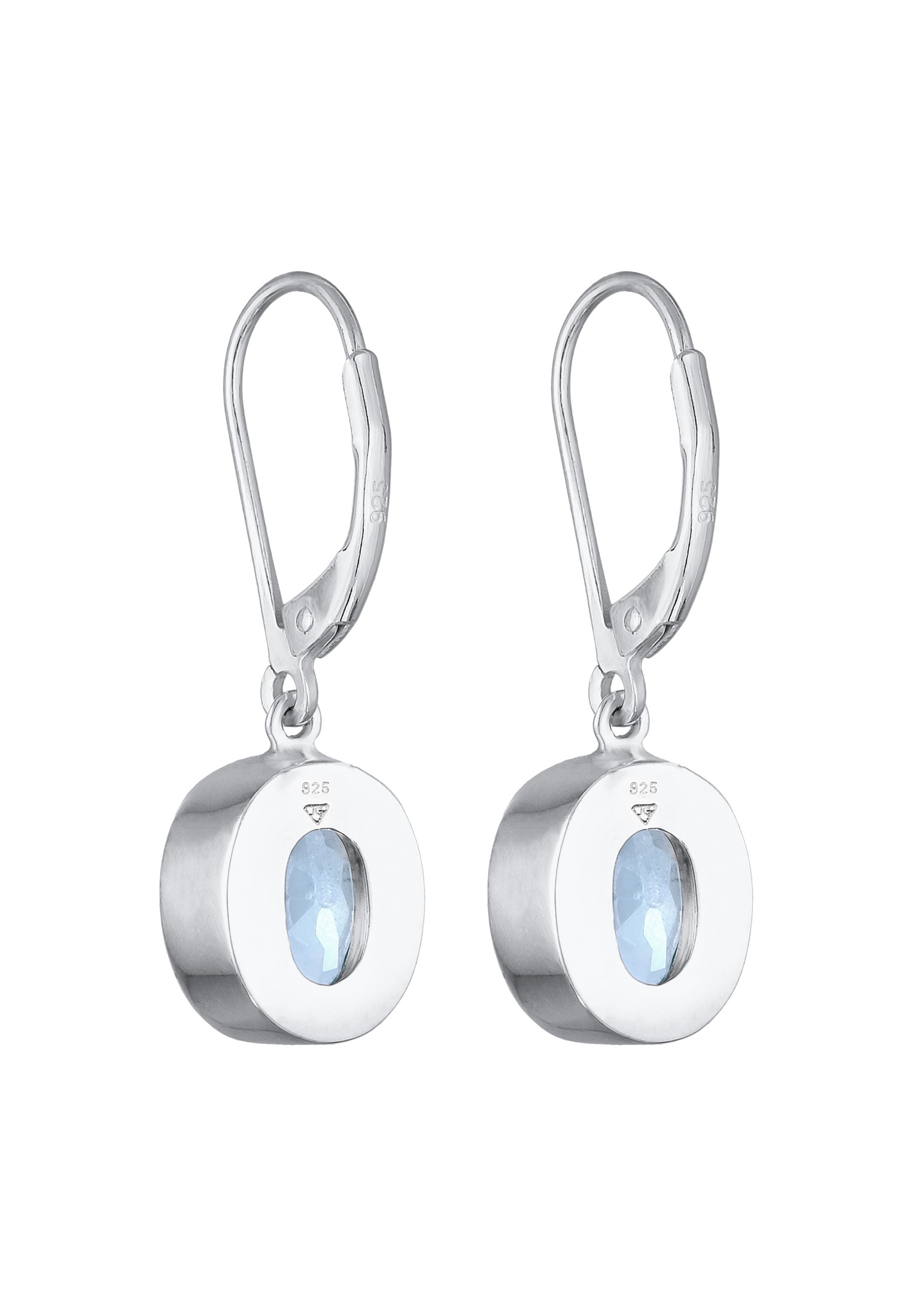 Elli Premium Paar Ohrhänger »Ohrringe Topas Elegant Funkelnd 925 Silber«