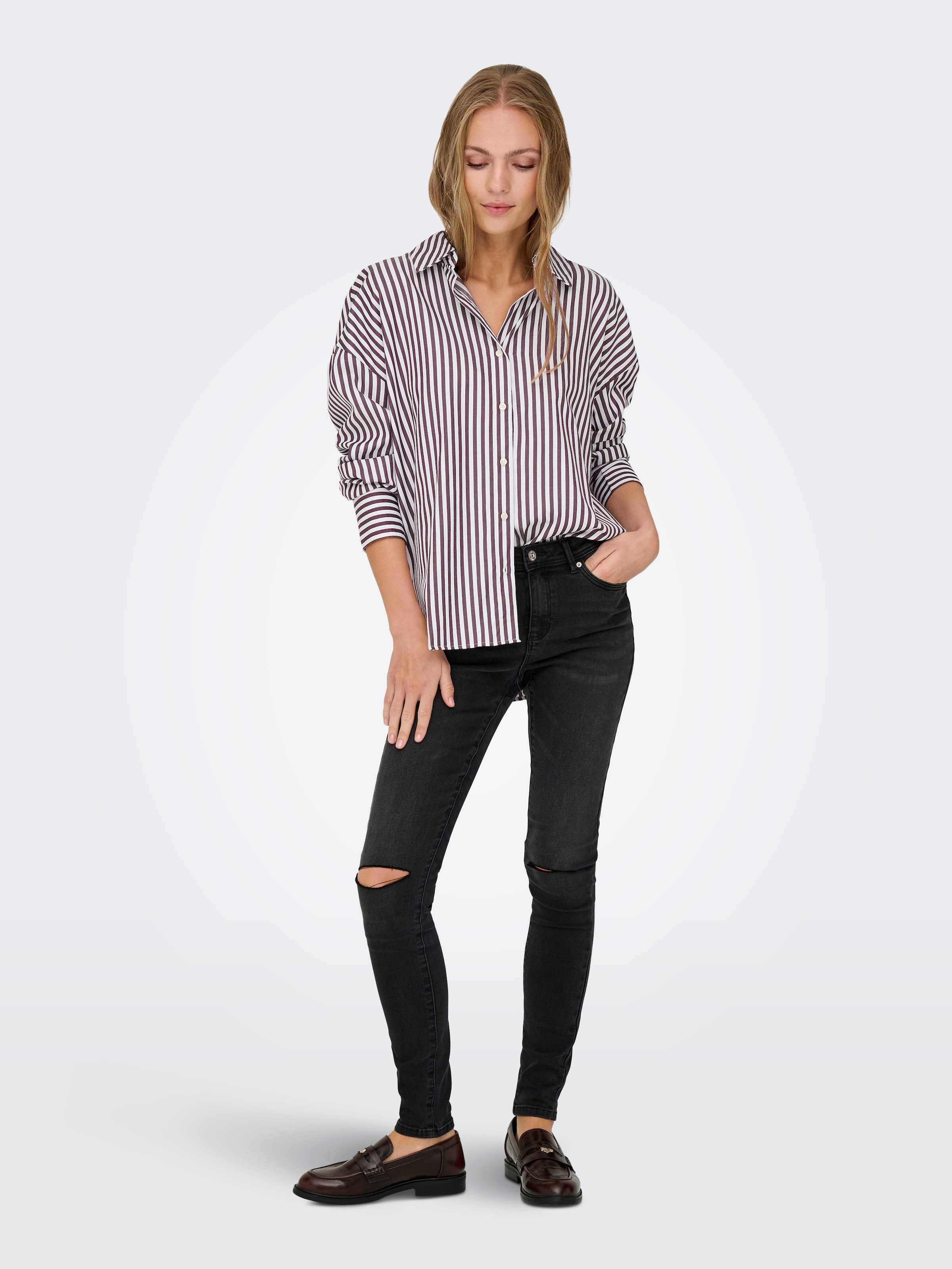 JDY Hemdbluse »JDYVESPER L/S LOOSE SHIRT WVN NOOS«