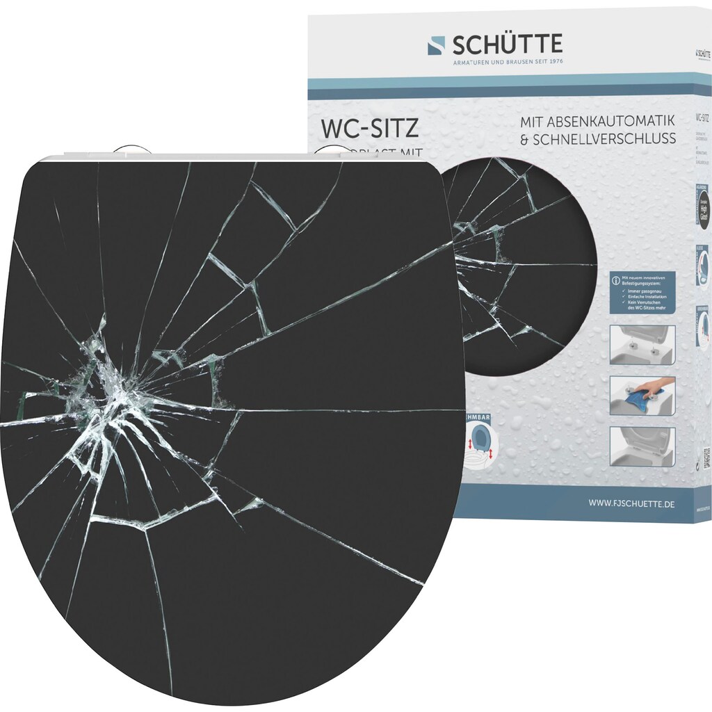 Schütte WC-Sitz »Broken Glass«