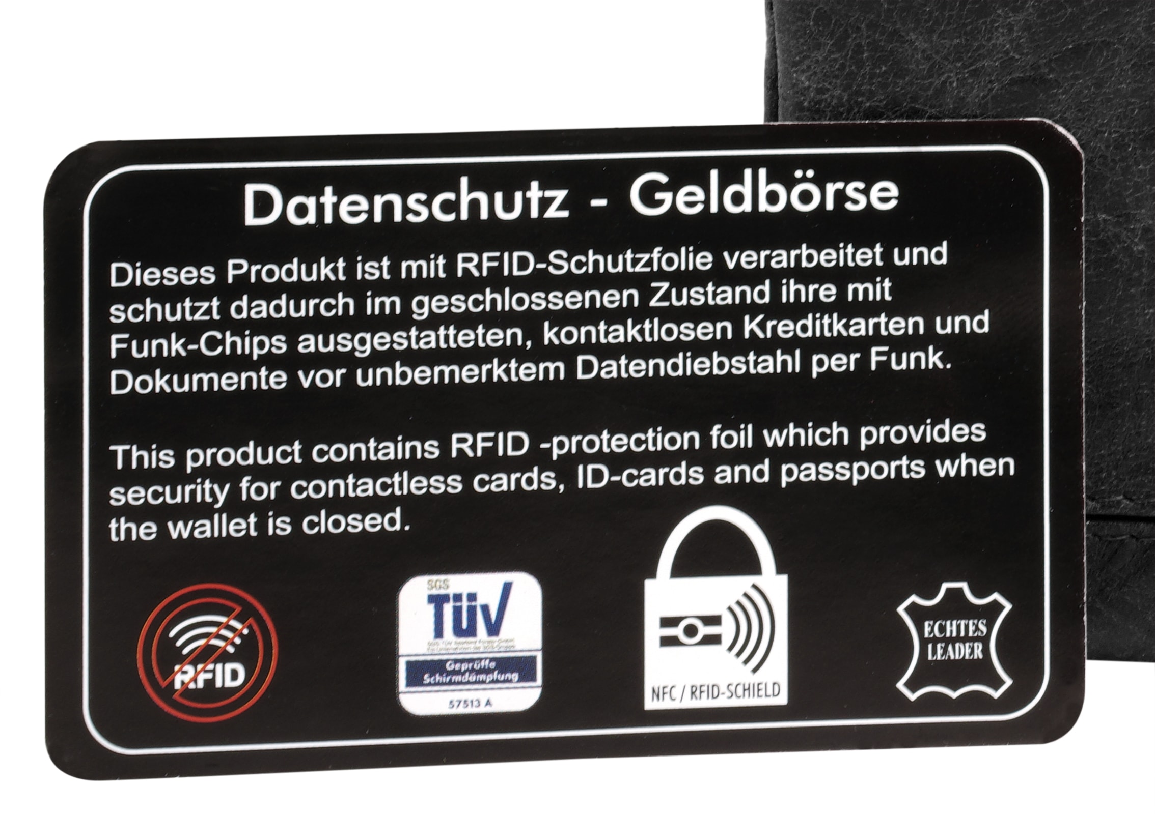 Bruno Banani Geldbörse echt Leder