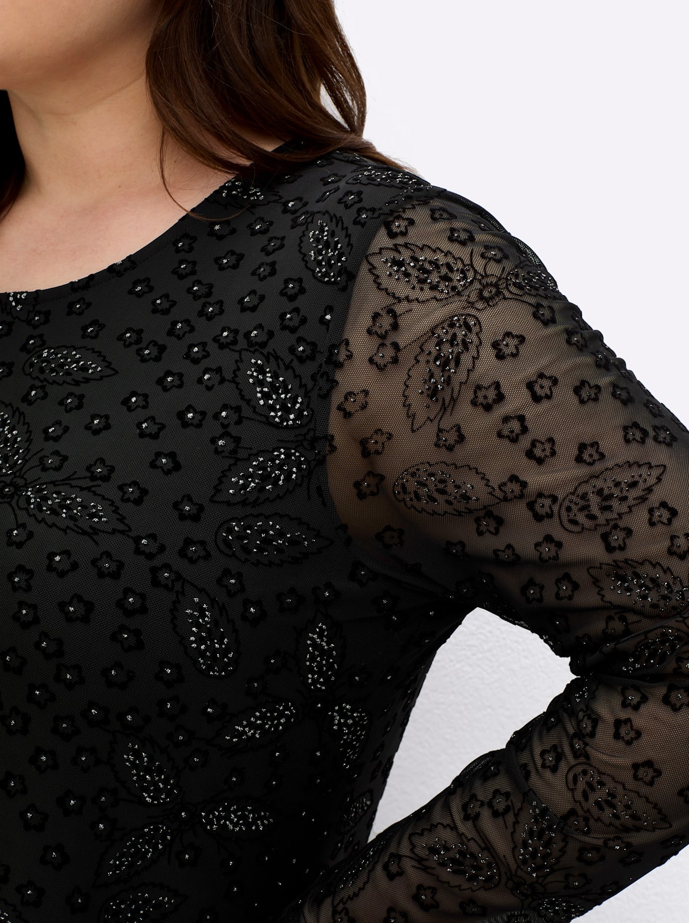 sheego by Joe Browns Langarmshirt »Shirt« 1 Stk. tlg.